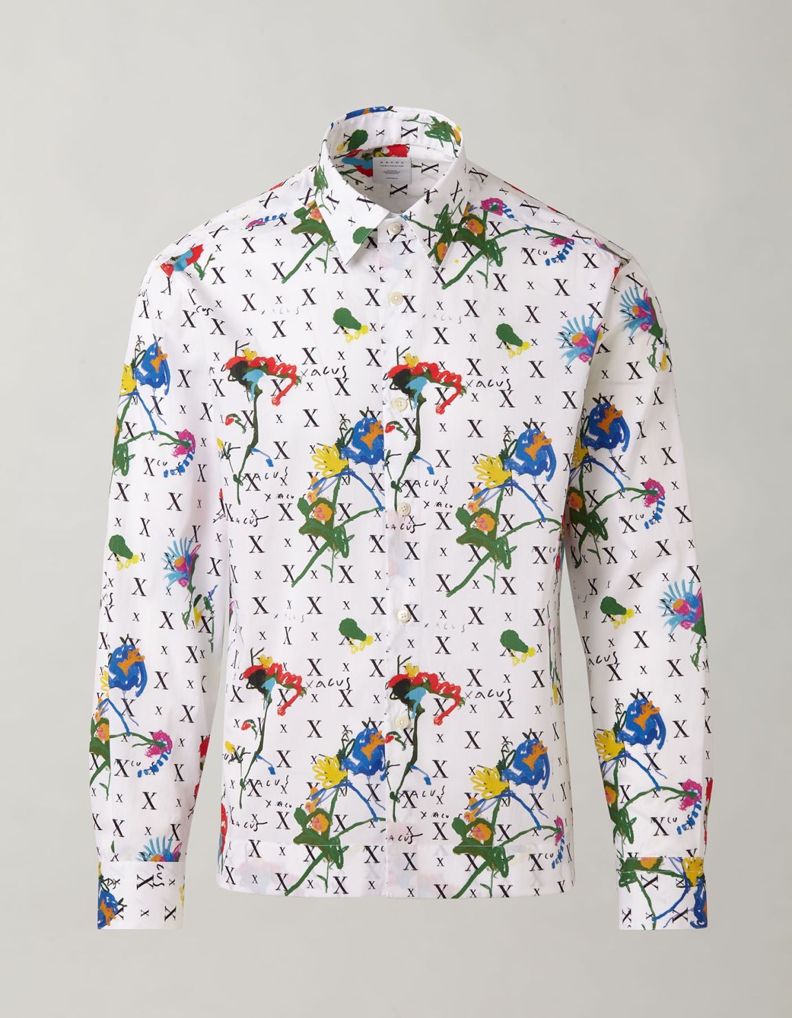 Camisa Cuello italiano Estampado Popelina Multicolor Tailor Custom Fit 3