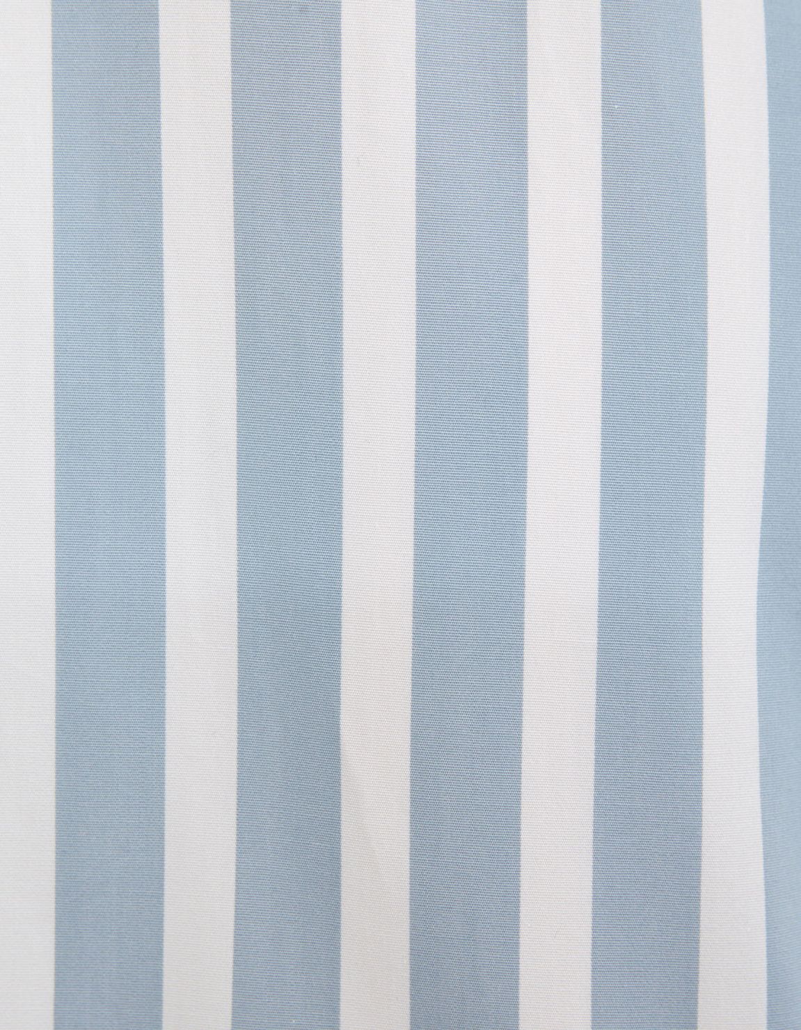 Light Blue Poplin Stripe Shirt Collar small cutaway Tailor Custom Fit 4