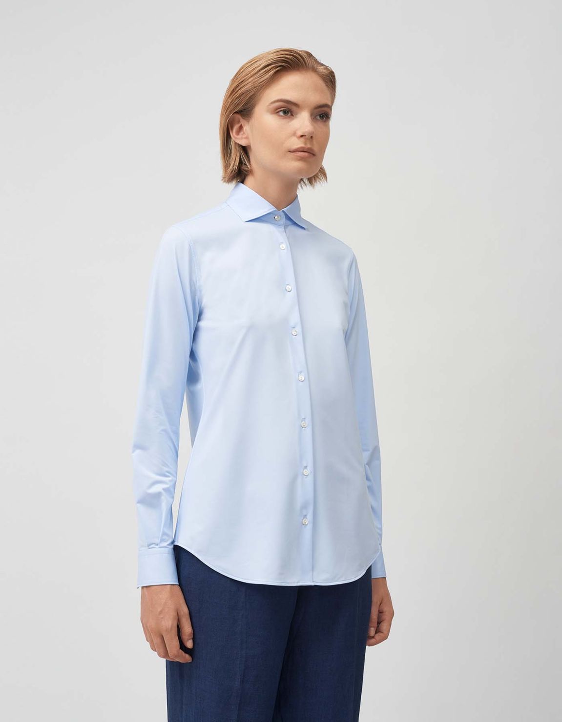 Shirt Light Blue Oxford Regular Fit 1
