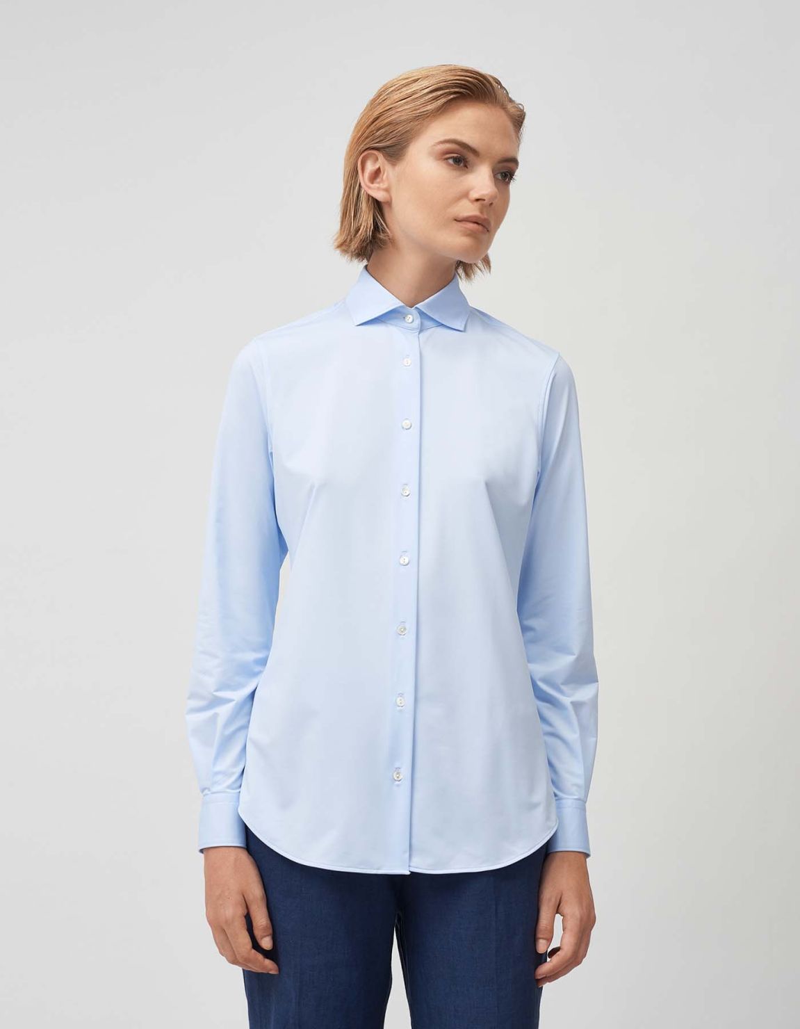 Shirt Light Blue Oxford Regular Fit 4