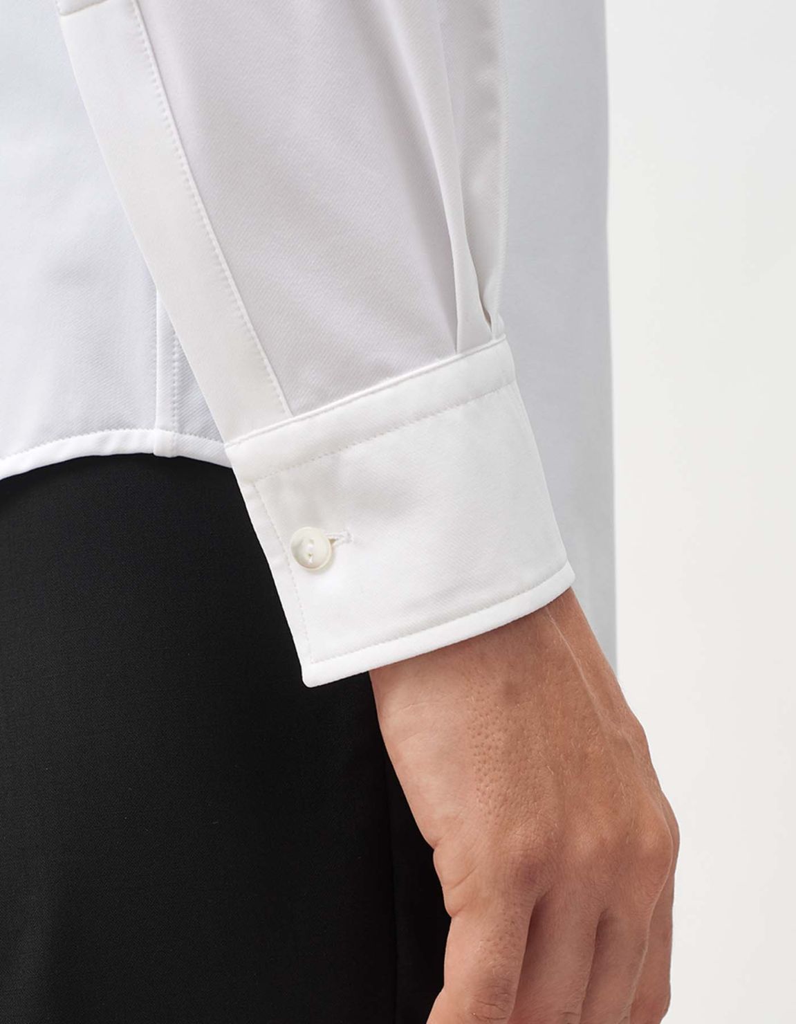 Camicia Bianco Active Tinta Unita Regular Fit 2