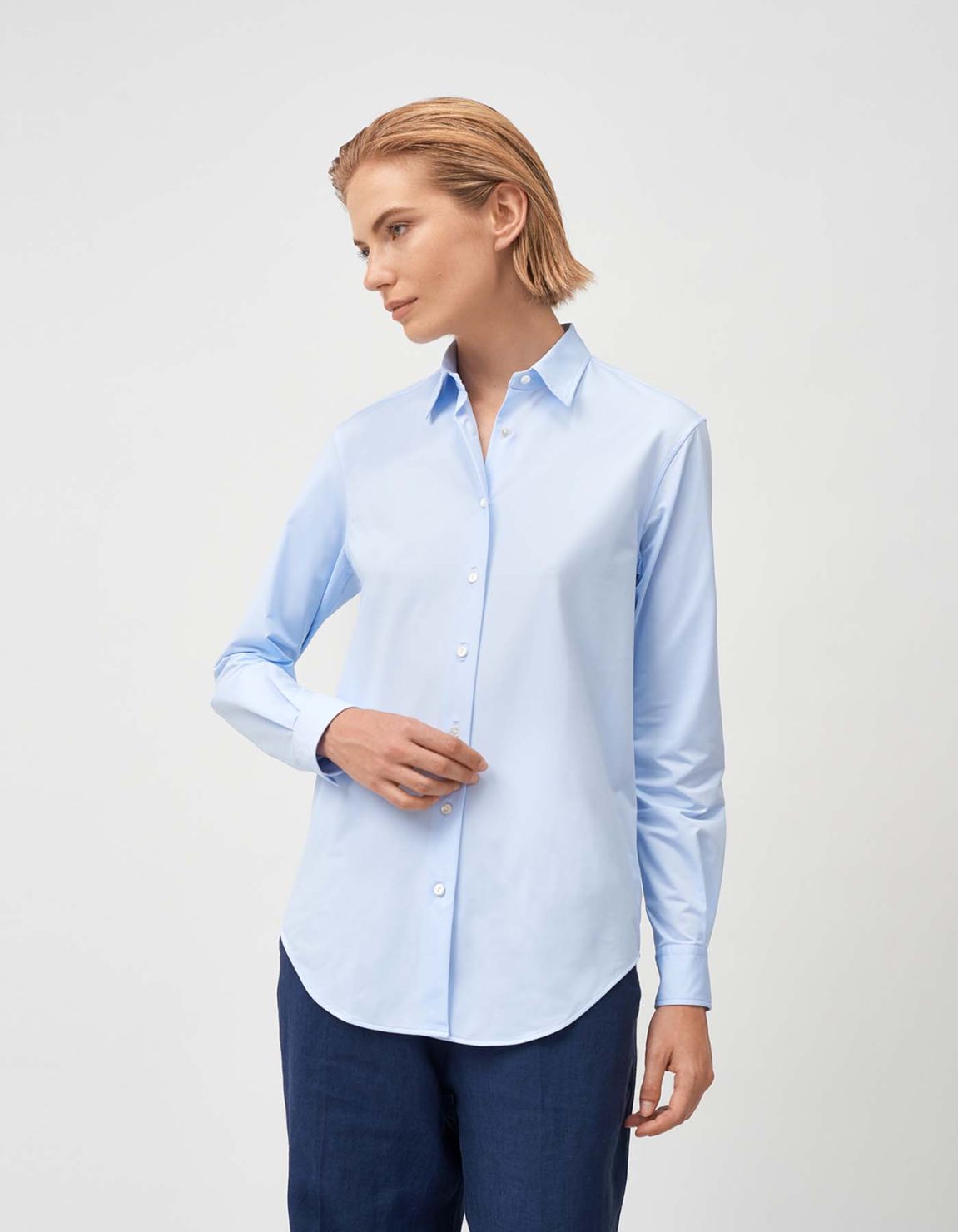Shirt Light Blue Oxford Regular Fit 4