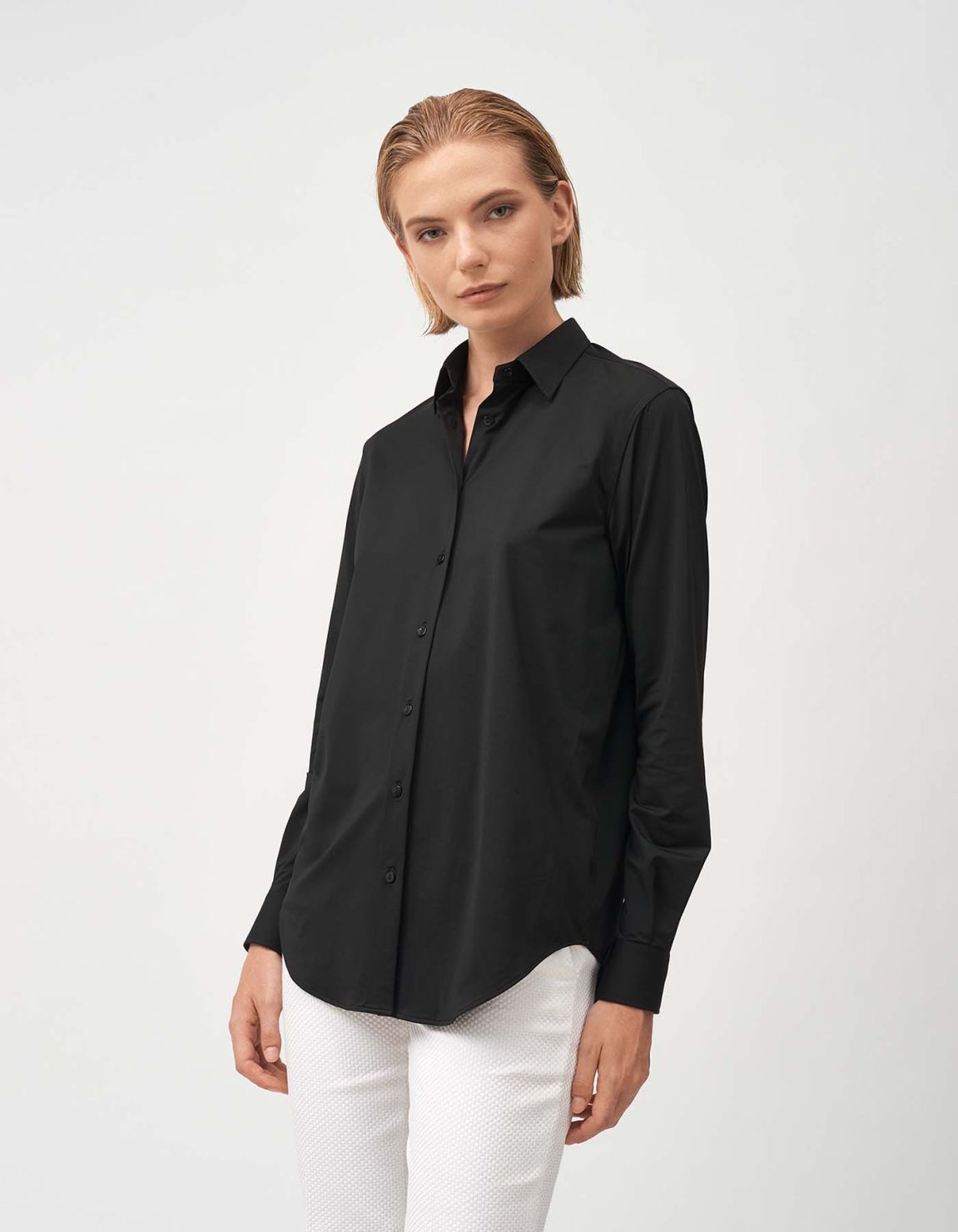 Shirt Black Twill Regular Fit 4