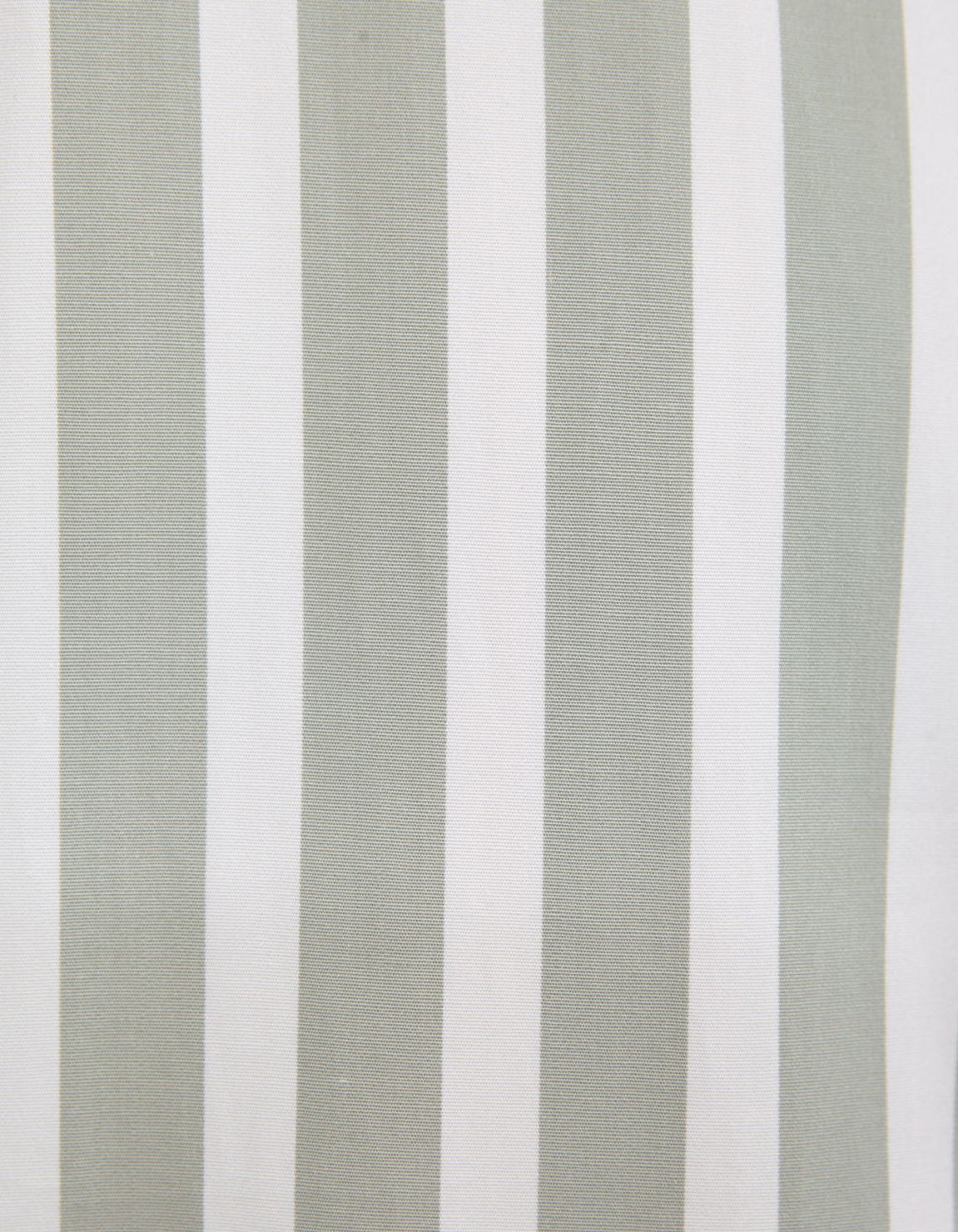 Sage Green Poplin Stripe Shirt Collar spread Evolution Classic Fit 4