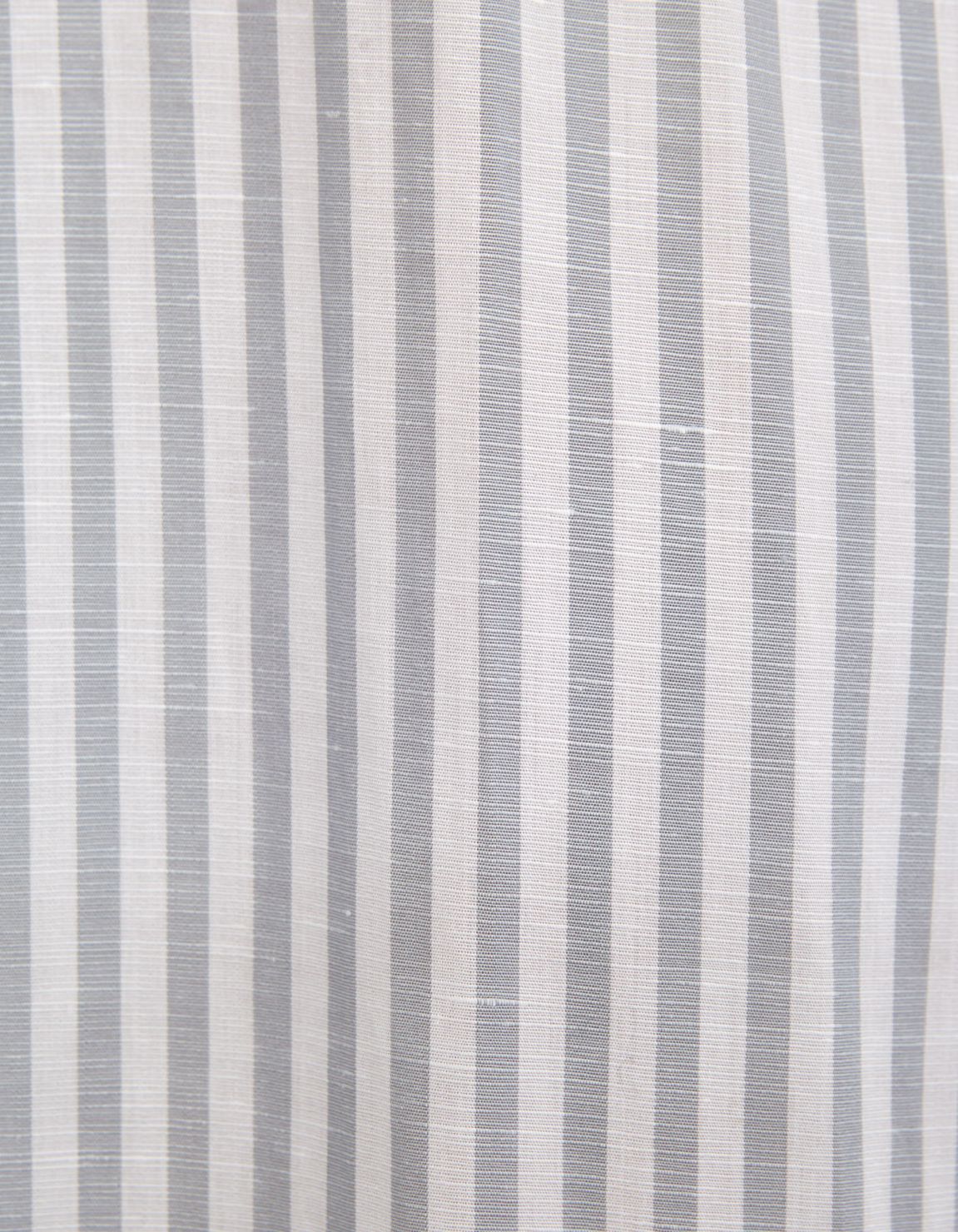 Grey Linen Stripe Shirt Collar small cutaway Evolution Classic Fit 4