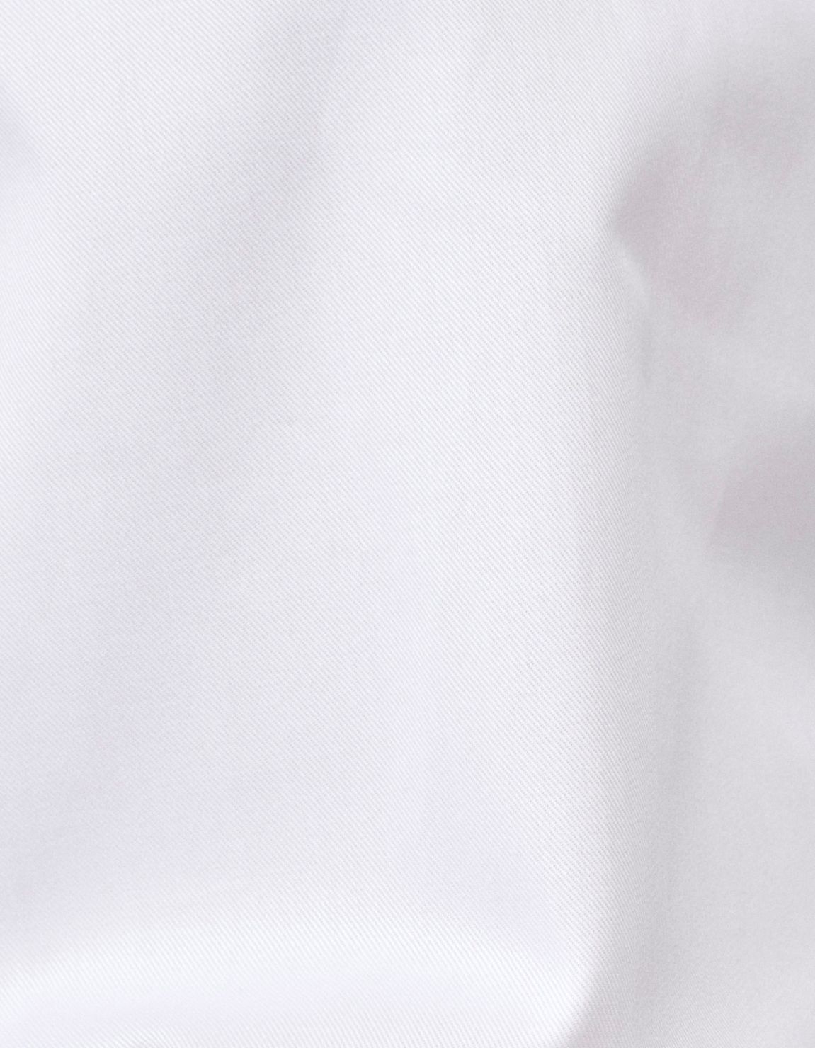 Chemise Col français petit Blanc Twill Unie Evolution Classic Fit 2