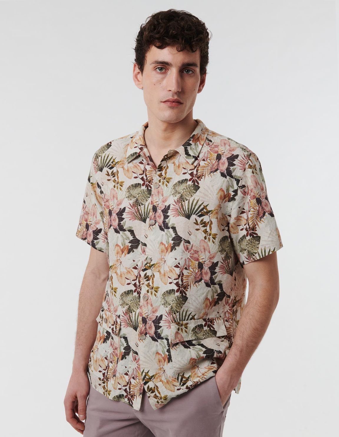 Multicolour Linen Pattern Shirt Collar spread Tailor Custom Fit 7