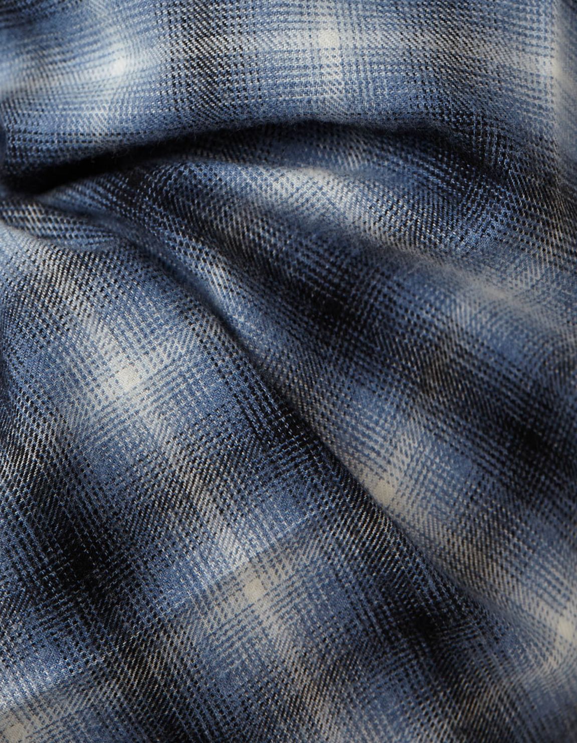 Light Blue Textured Check Shirt Collar spread Tailor Custom Fit 4