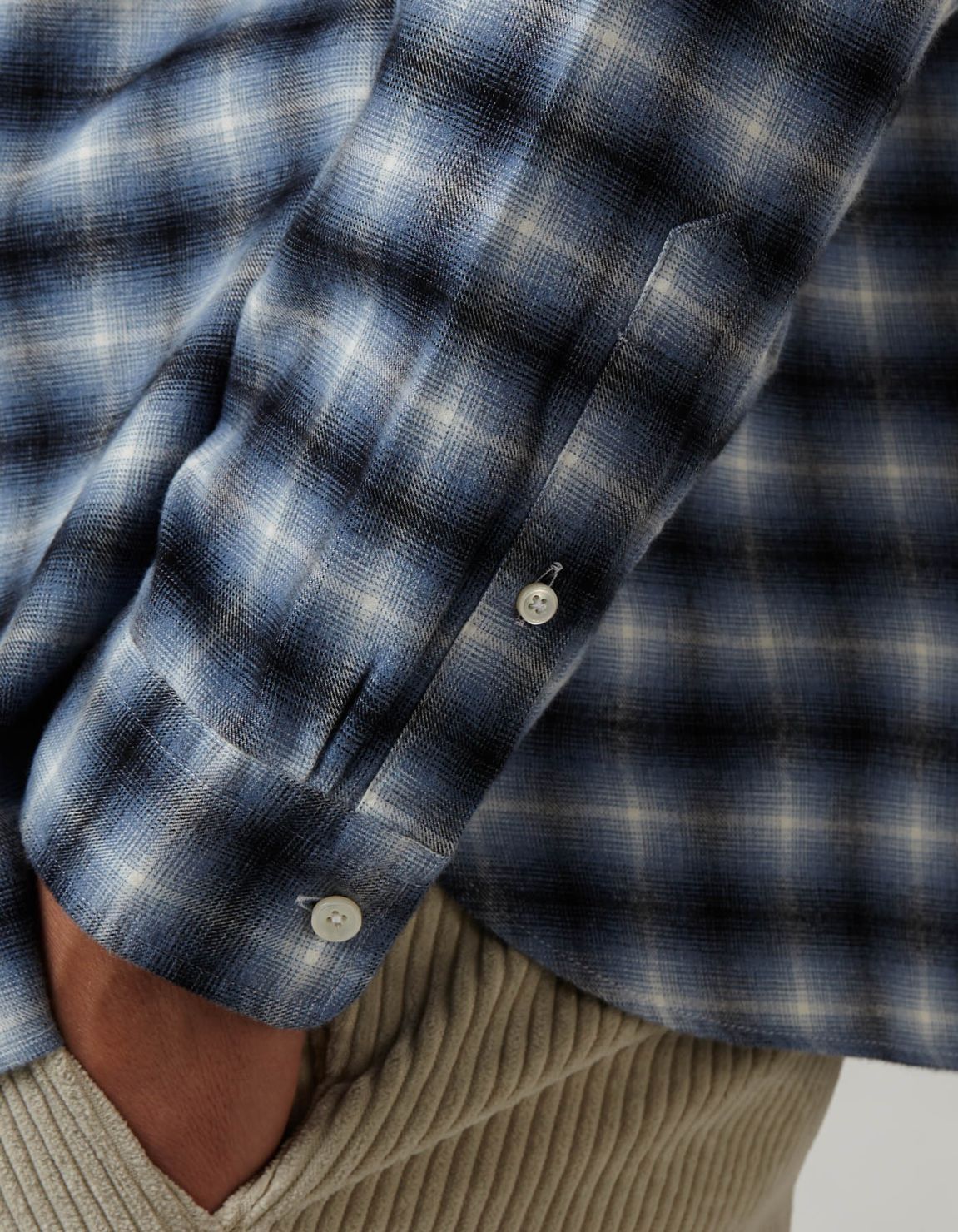 Light Blue Textured Check Shirt Collar spread Tailor Custom Fit 5