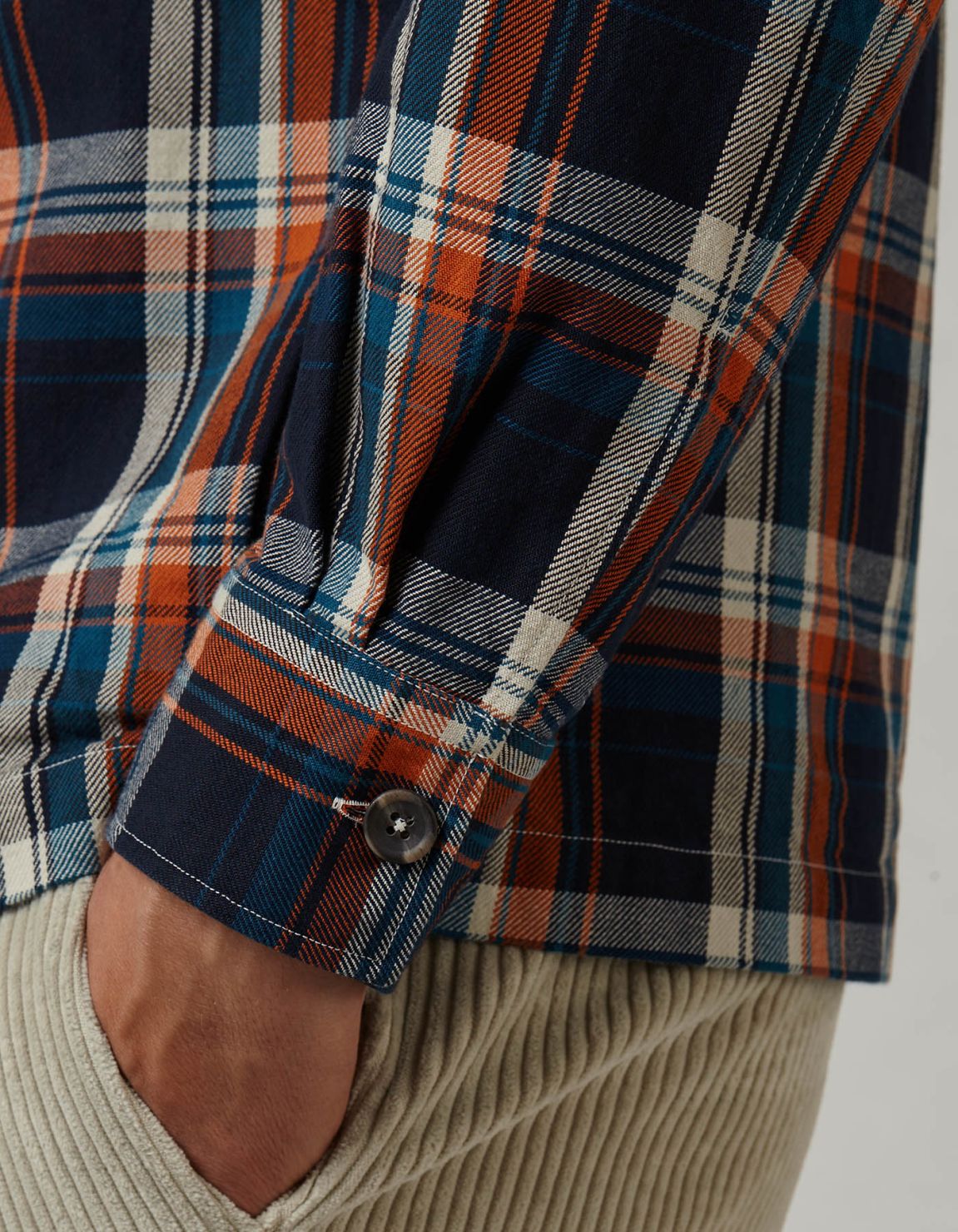 Multicolour Twill Check Shirt Collar spread Tailor Custom Fit 5