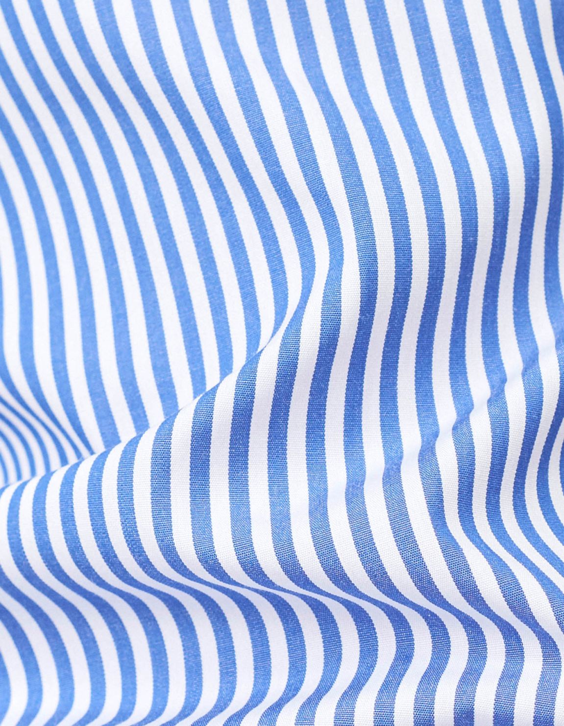 Blue Poplin Stripe Shirt Collar button down Tailor Custom Fit 2