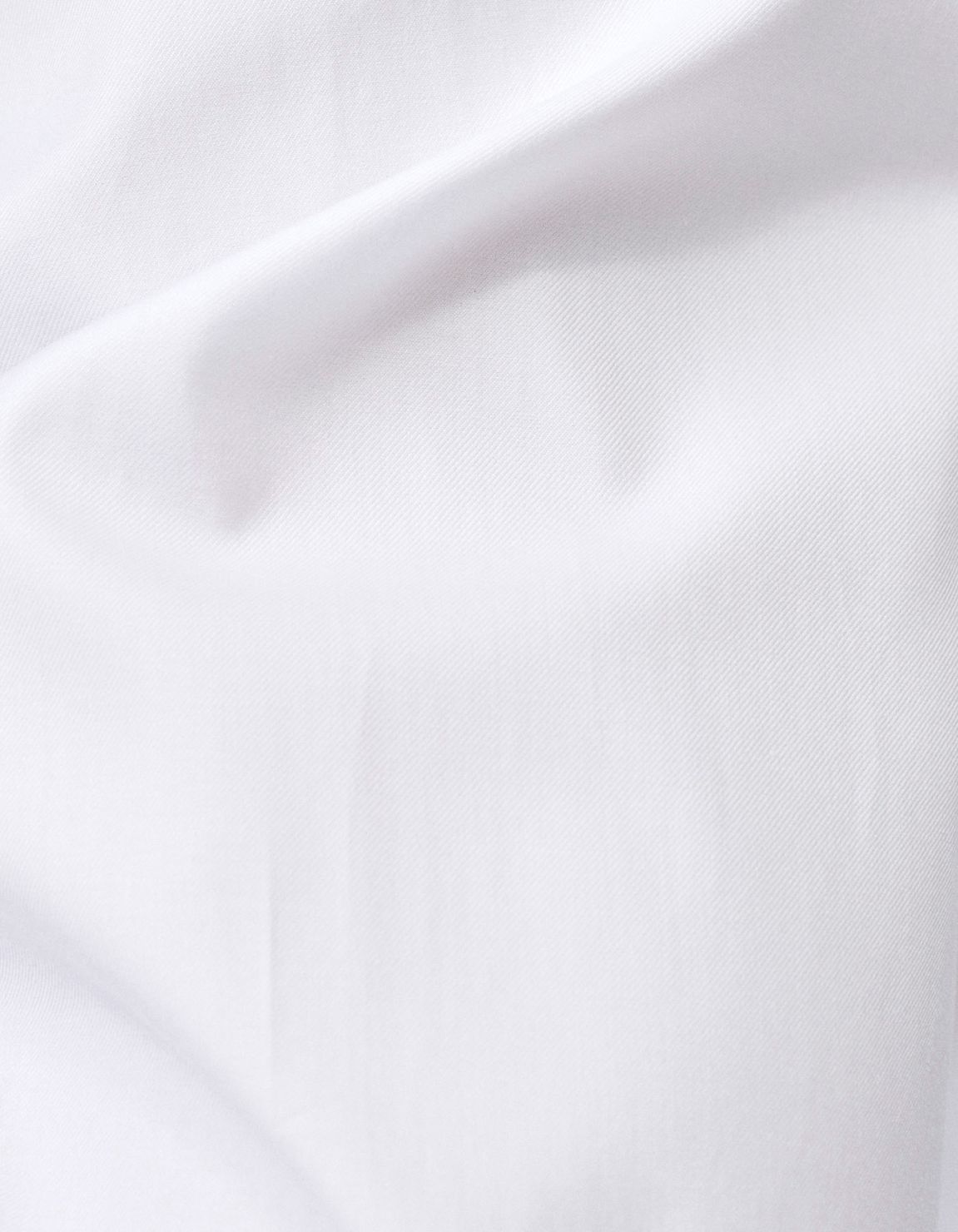Camicia Collo francese Tinta Unita Twill Bianco Tailor Custom Fit 2