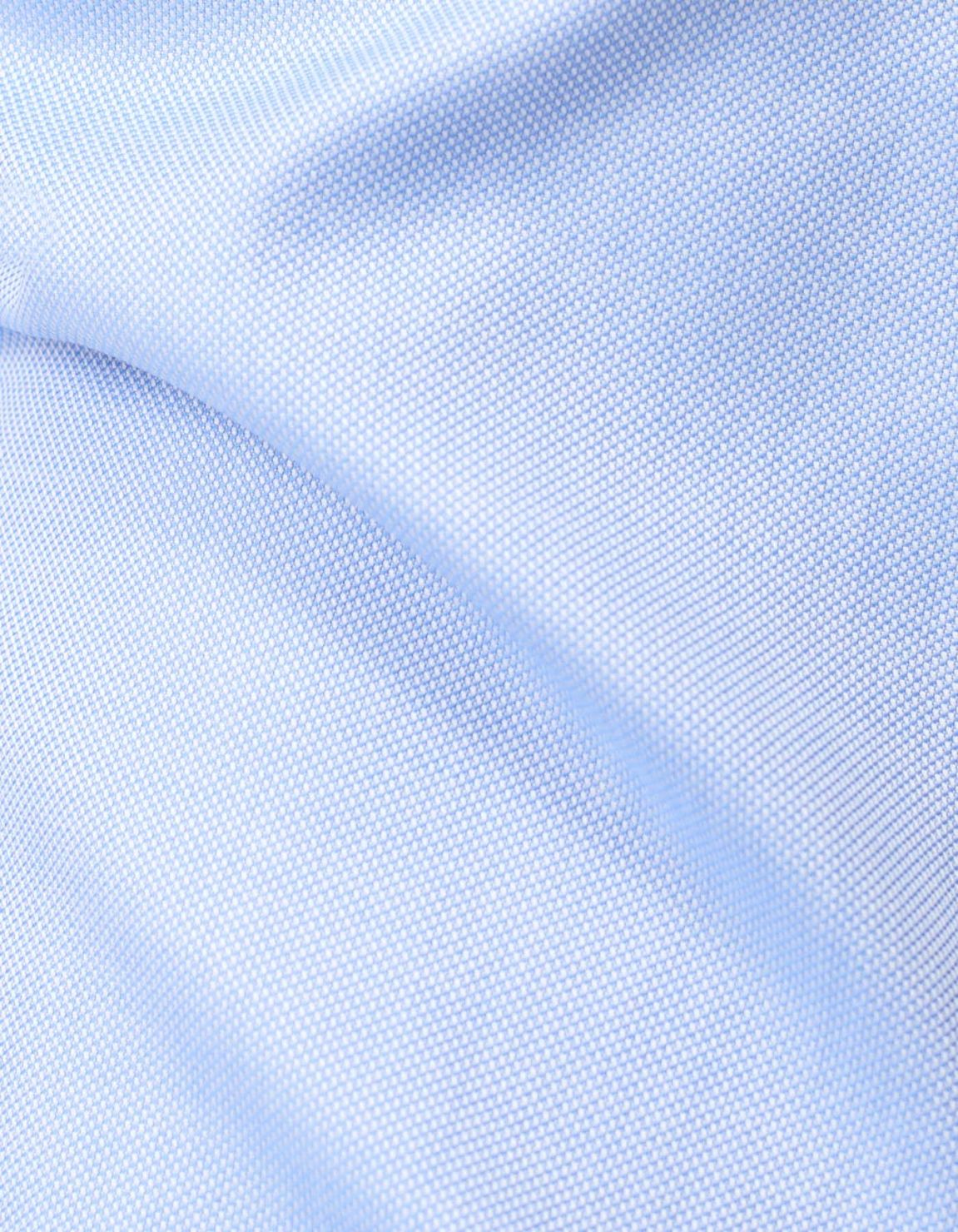 Chemise Col français Bleu ciel opaque Oxford Unie Tailor Custom Fit 2