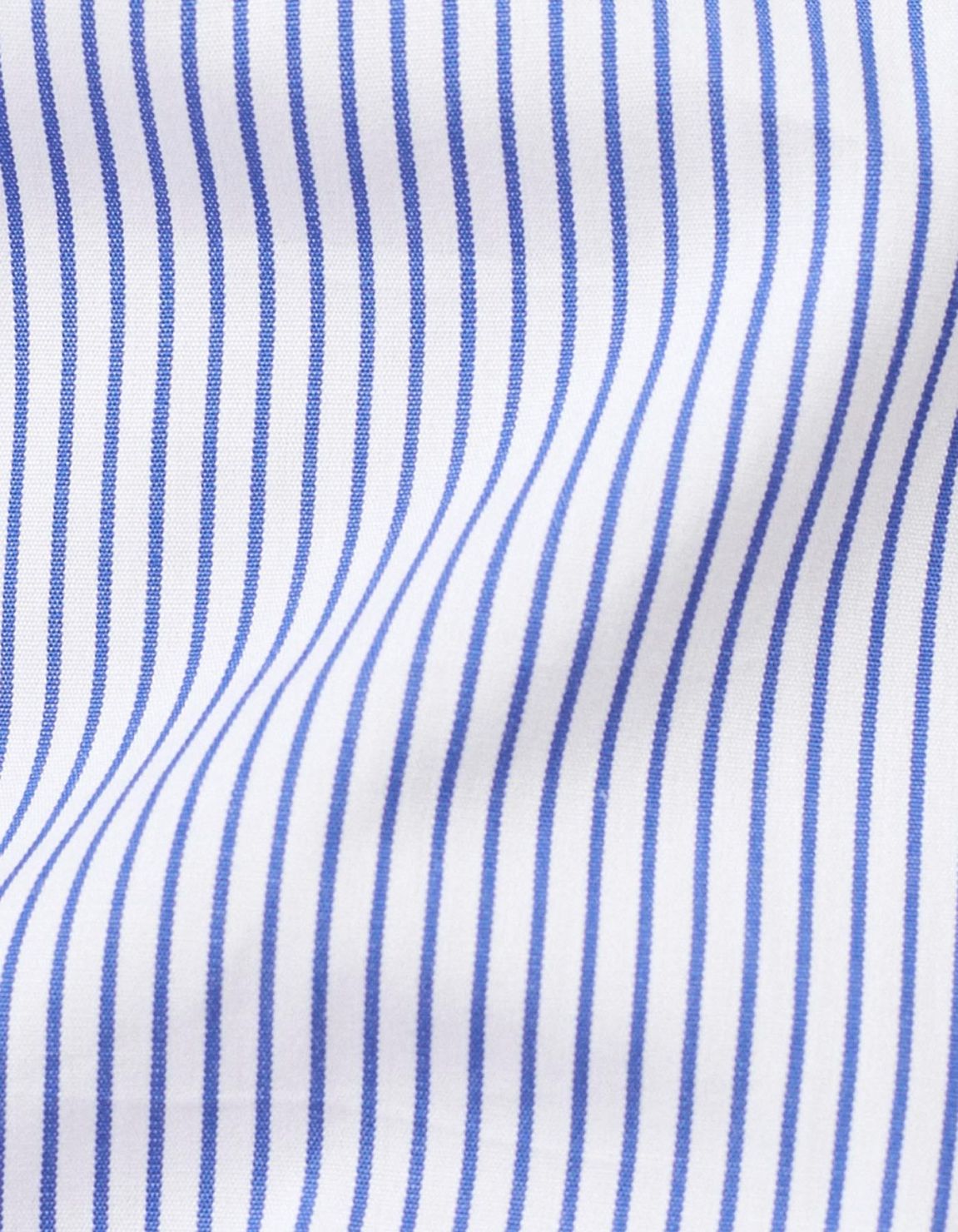 Camicia Collo francese Righe Popeline Blu Tailor Custom Fit 2