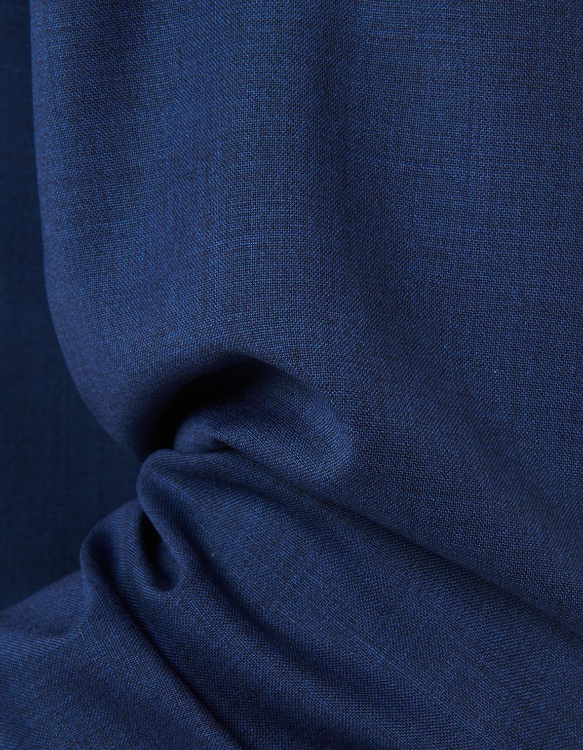 Camicia Collo francese Tinta Unita Tela Blu scuro Tailor Custom Fit 4