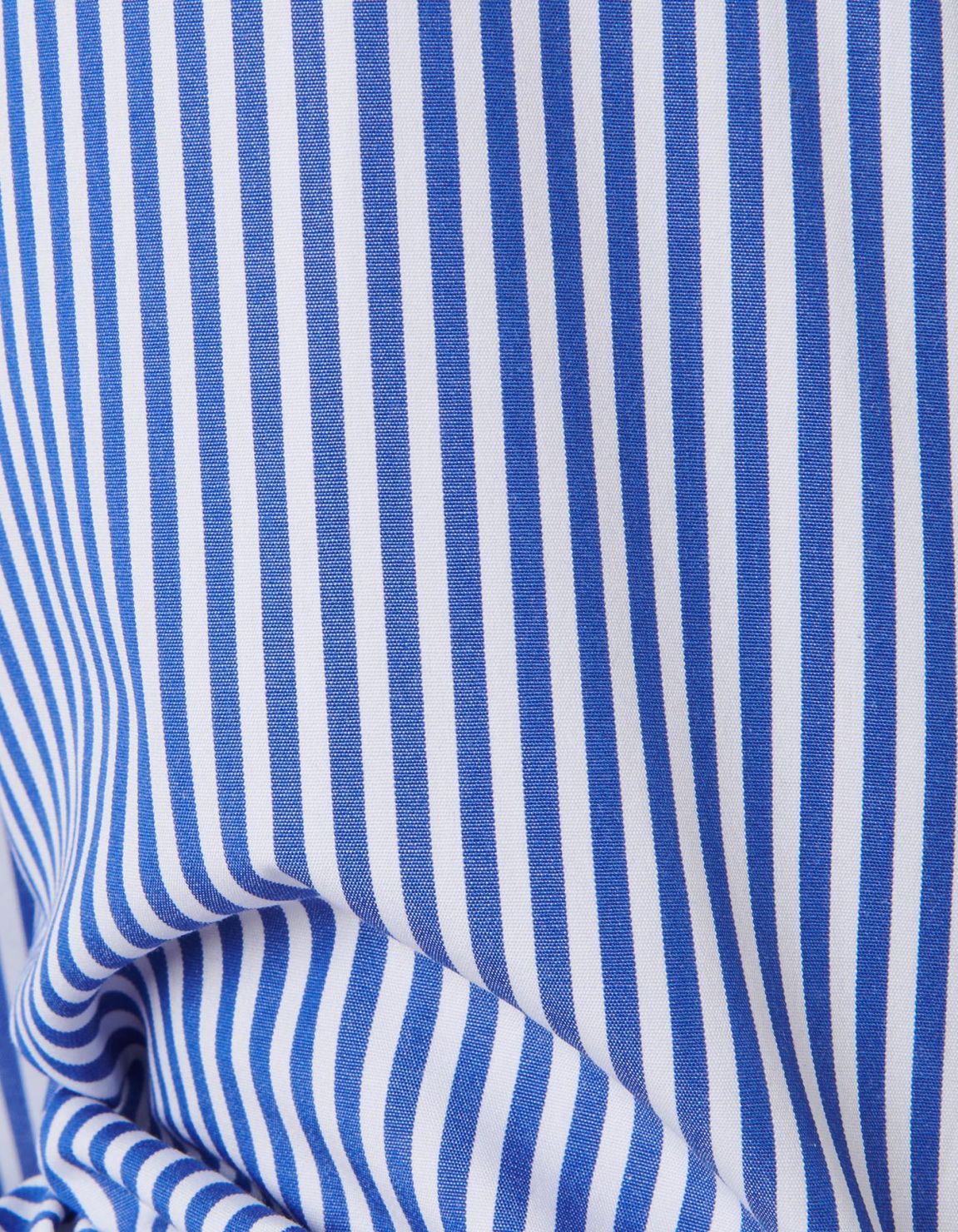 Camicia Collo italiano Righe Popeline Blu Tailor Custom Fit 4