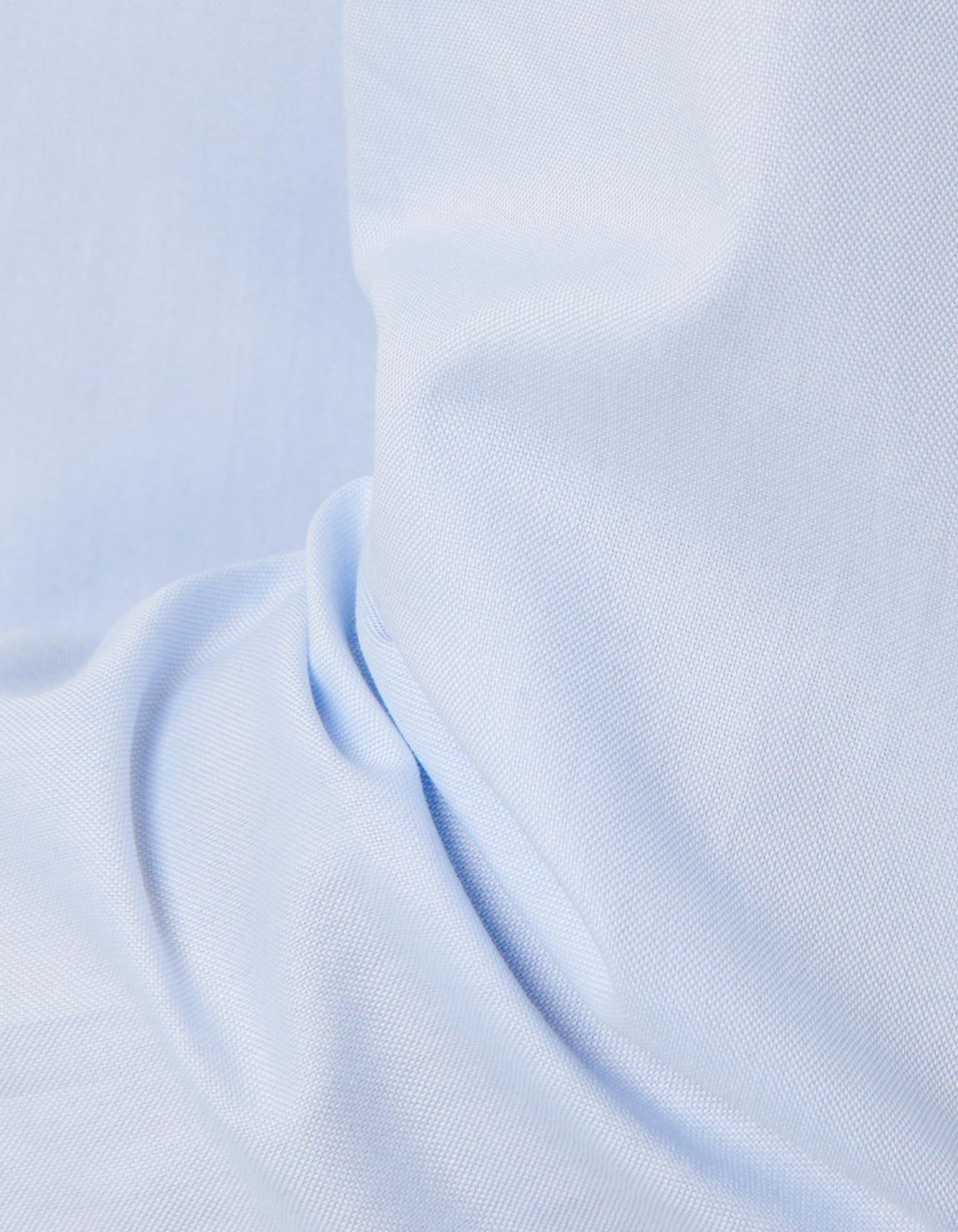 Light Blue Oxford Solid colour Shirt Collar spread Tailor Custom Fit 4
