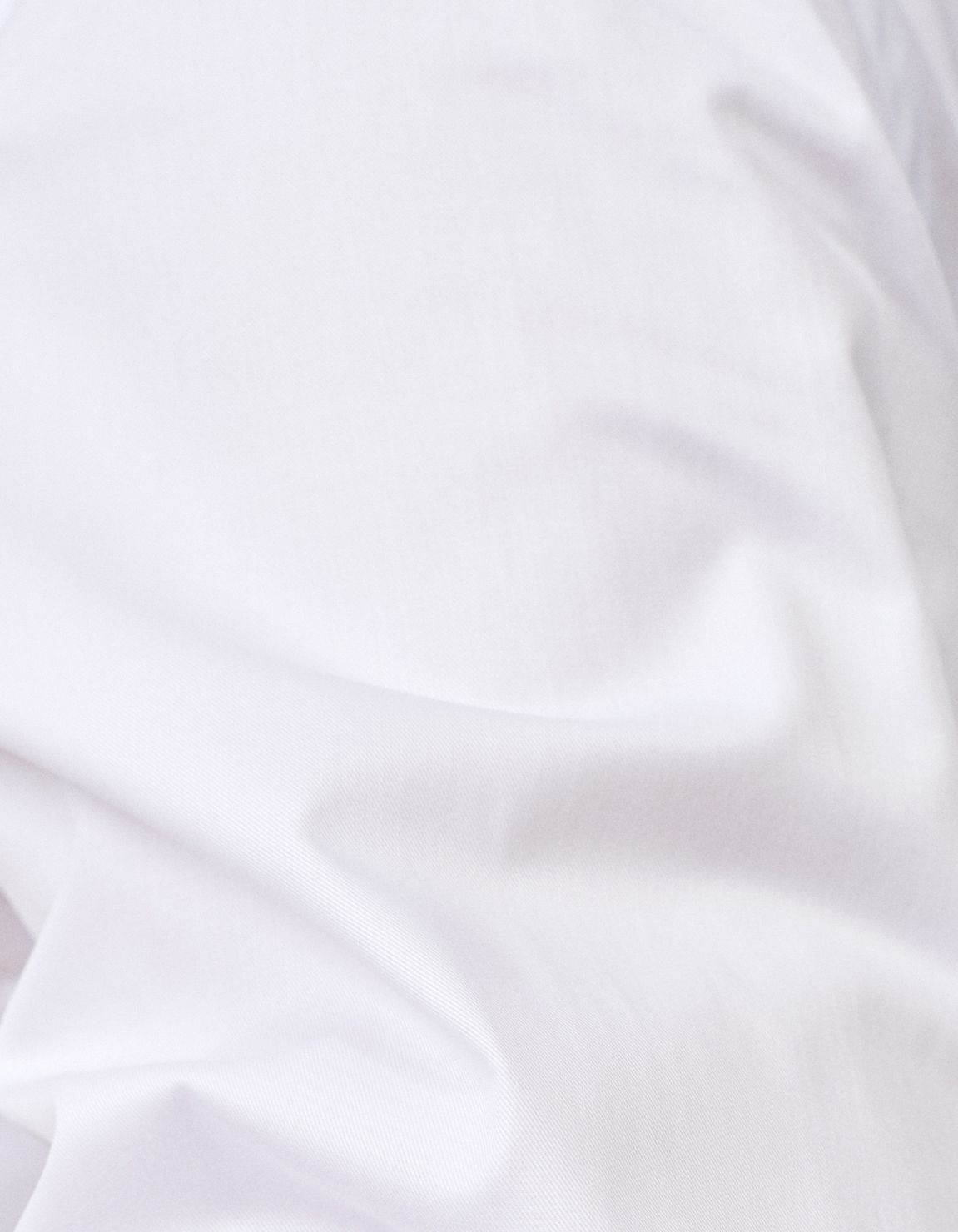 Camisa Cuello italiano Blanco Sarga Liso Tailor Custom Fit 2