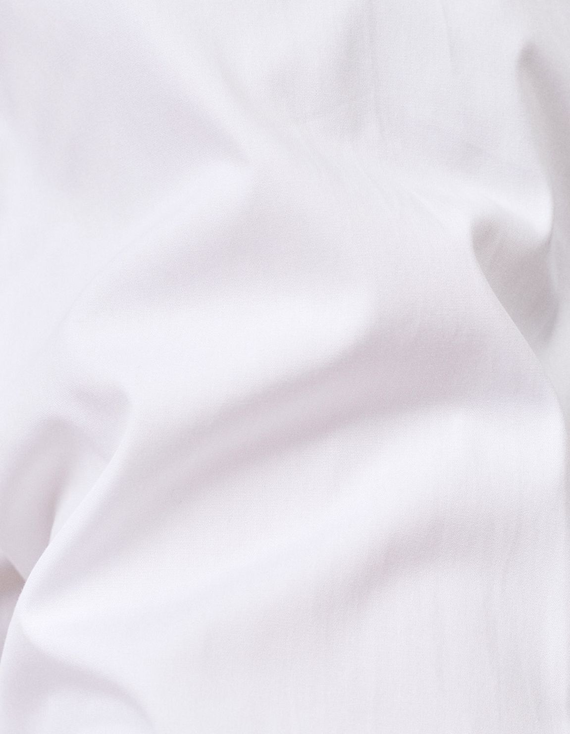 Hemd Uni Kragen Käppchen Popeline Weiß Tailor Custom Fit 2