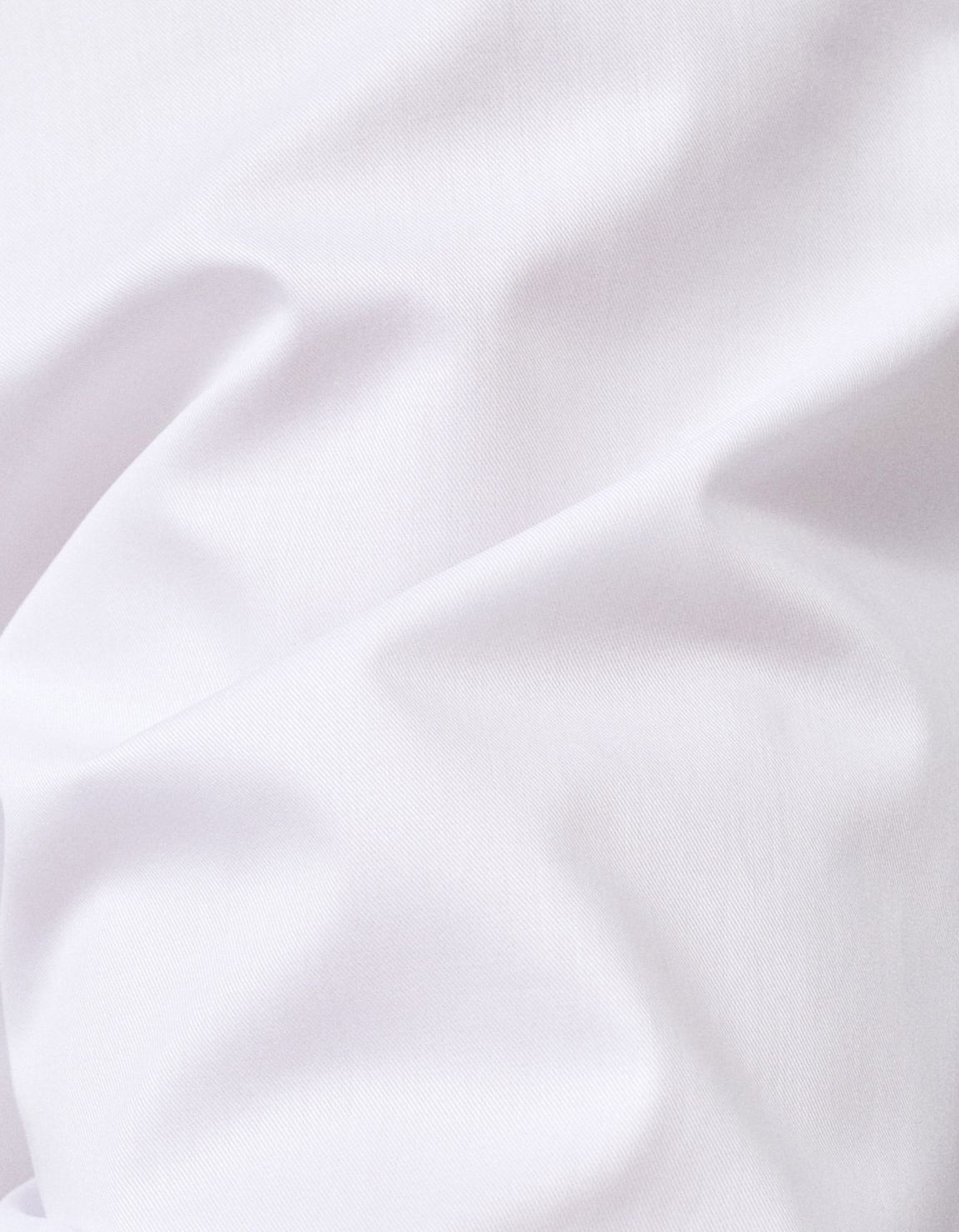 Camisa Cuello francés pequeño Blanco Sarga Liso Tailor Custom Fit 2