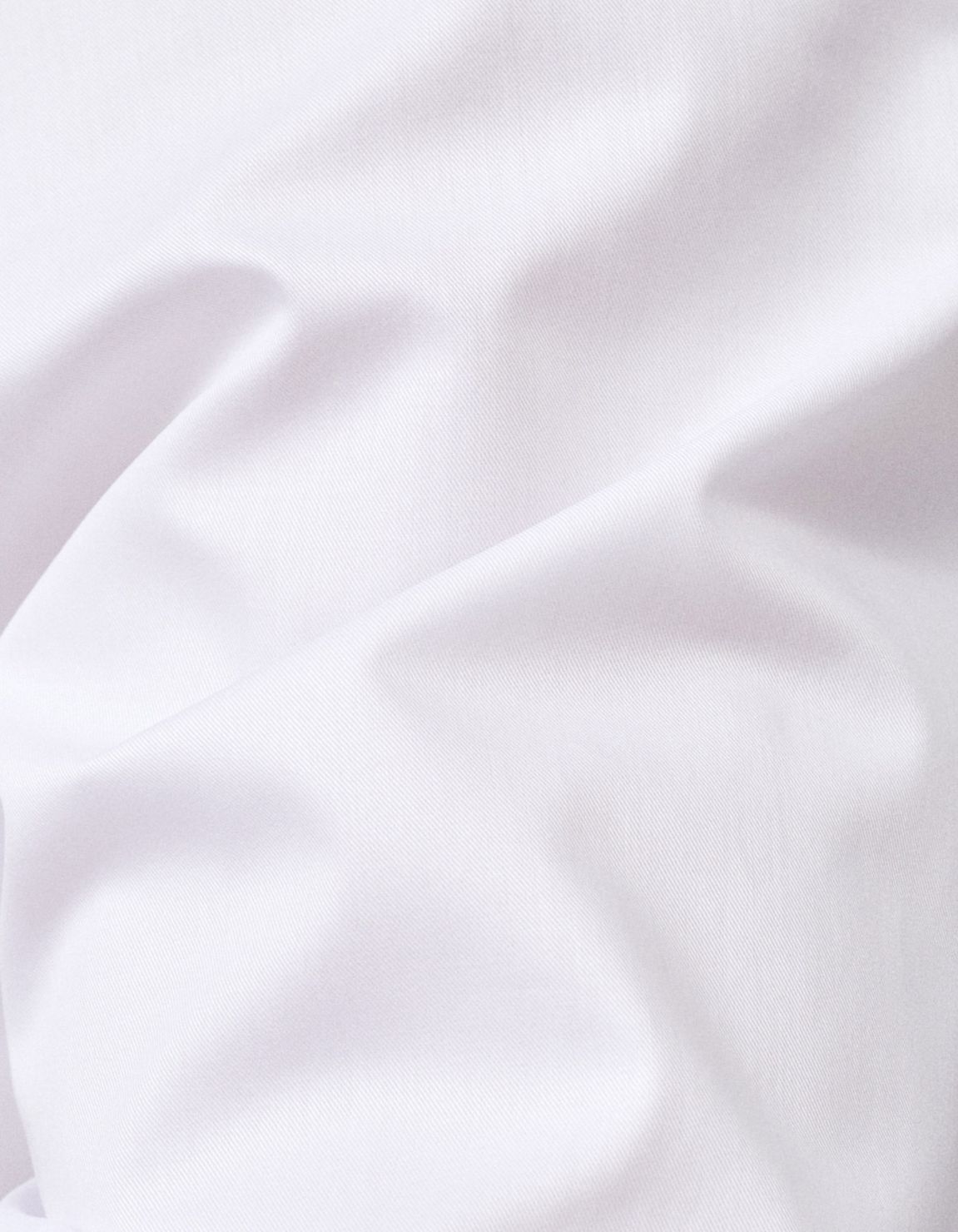 Chemise Col français petit Blanc Twill Unie Tailor Custom Fit 2