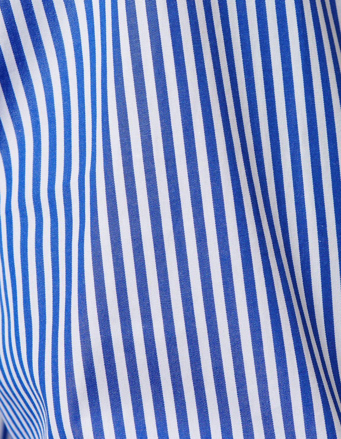 Camicia Collo francese piccolo Righe Popeline Blu Tailor Custom Fit 2