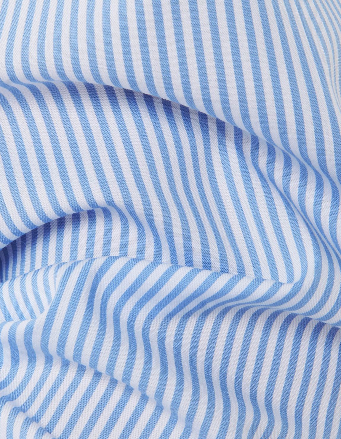 Camicia Collo francese piccolo Righe Popeline Celeste Tailor Custom Fit 4