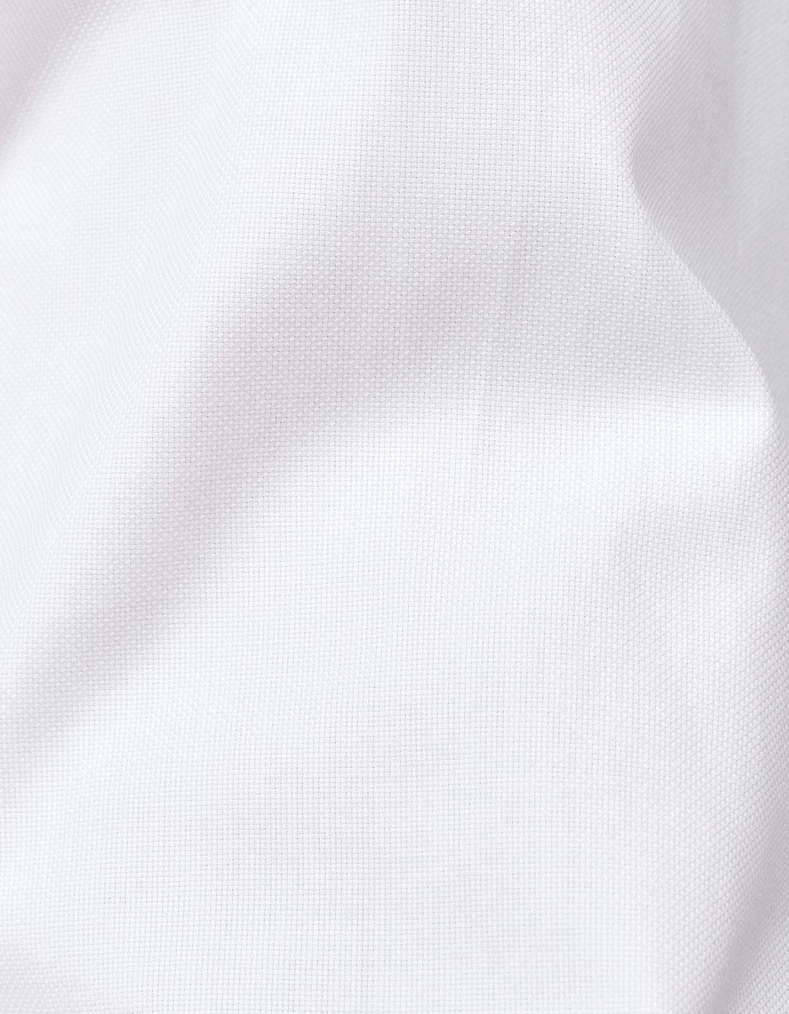 Camicia Collo francese piccolo Tinta Unita Oxford Bianco Tailor Custom Fit 2