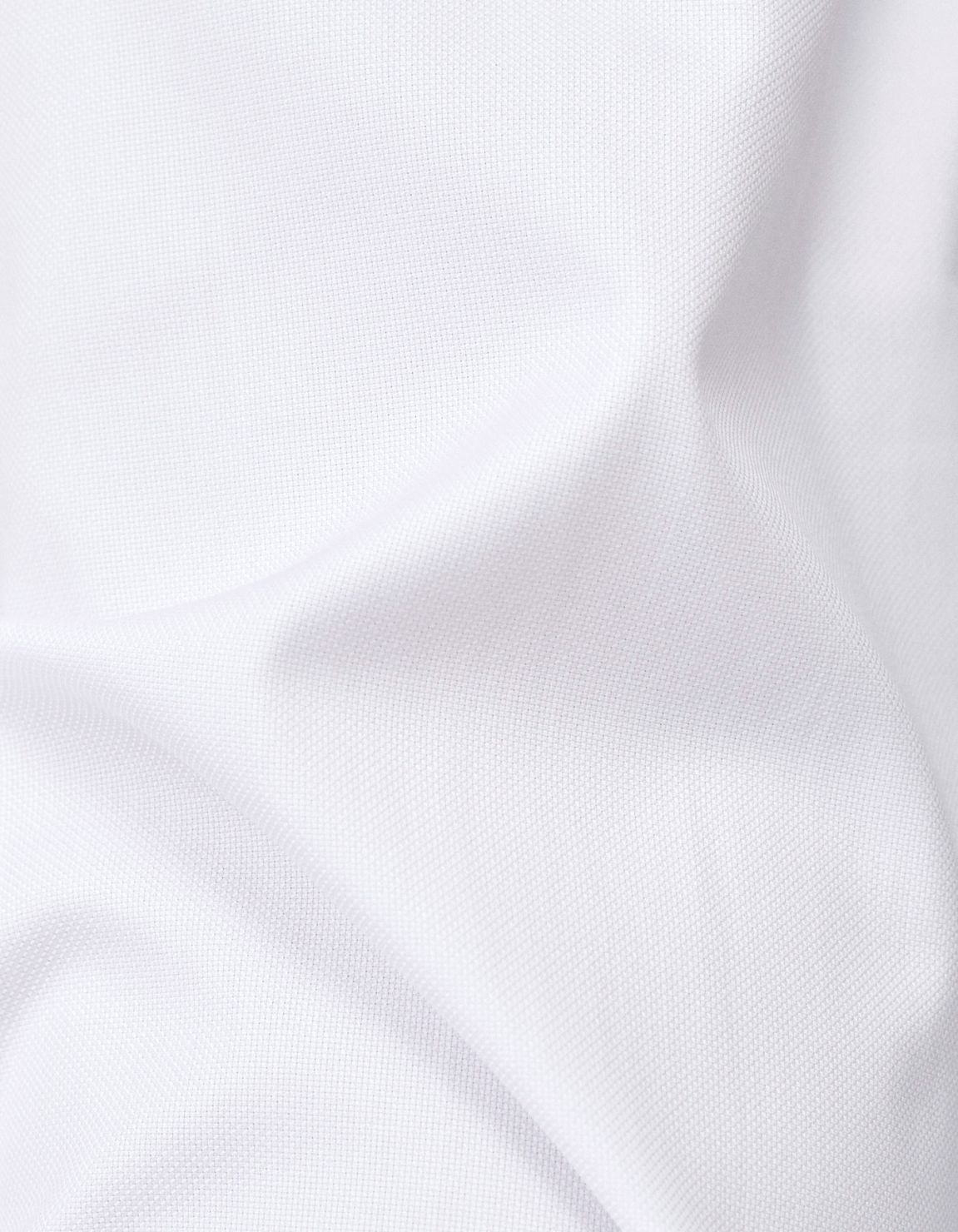 Camisa Cuello francés Blanco Oxford Liso Slim Fit 2