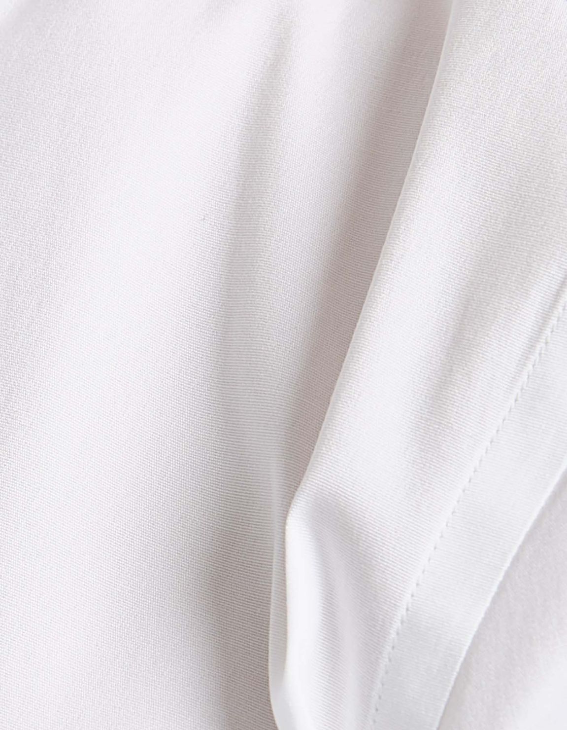 Camicia Collo francese Tinta Unita Tela Bianco Slim Fit 2