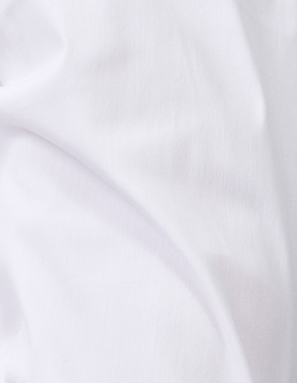 Camicia Collo francese piccolo Tinta Unita Tela Bianco Slim Fit 2