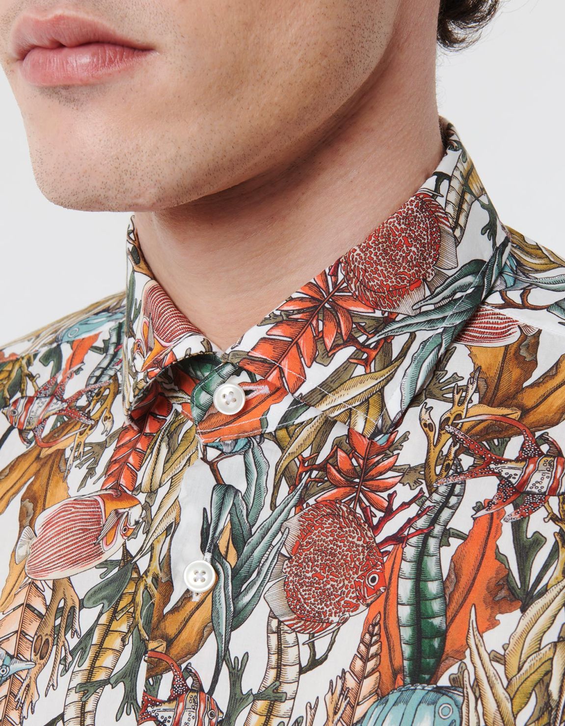 Multicolour Poplin Pattern Shirt Collar small cutaway Tailor Custom Fit 2