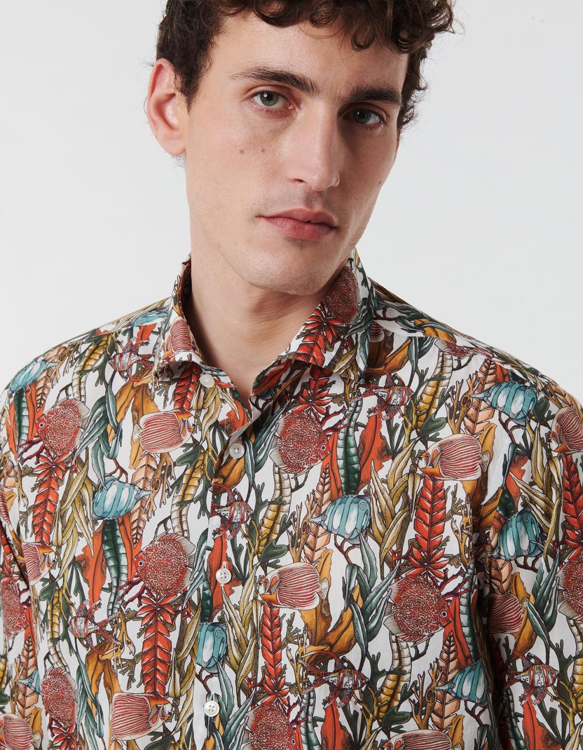 Multicolour Poplin Pattern Shirt Collar small cutaway Tailor Custom Fit 7