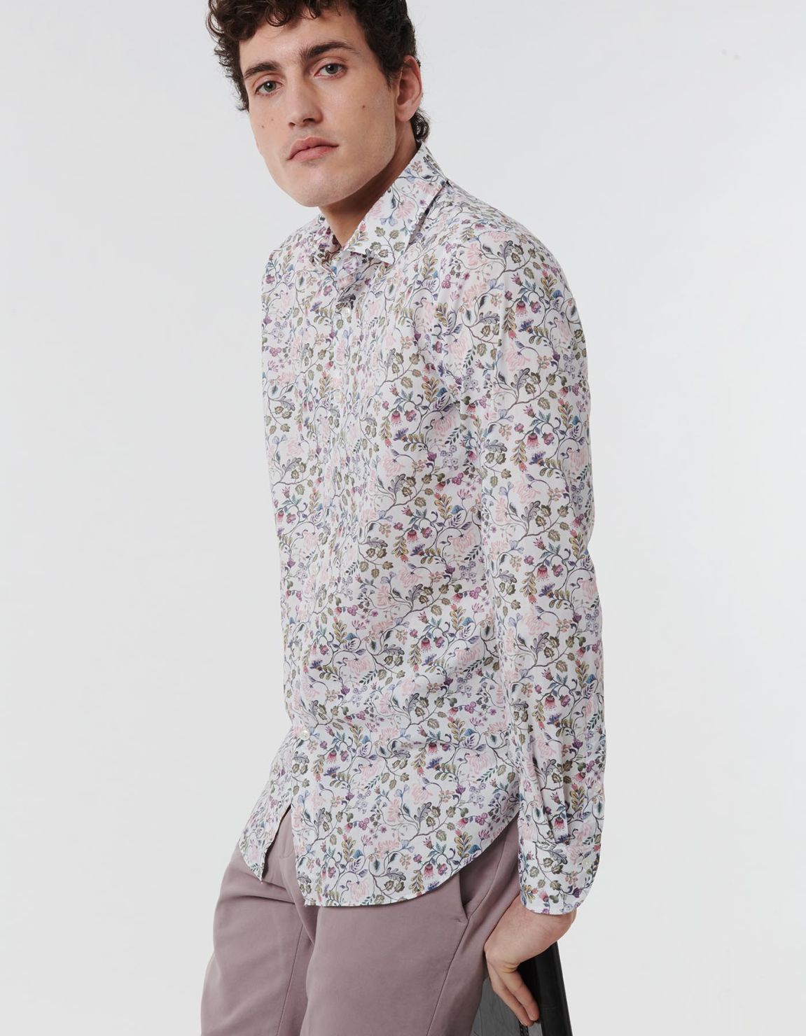 Multicolour Poplin Pattern Shirt Collar small cutaway Tailor Custom Fit 7
