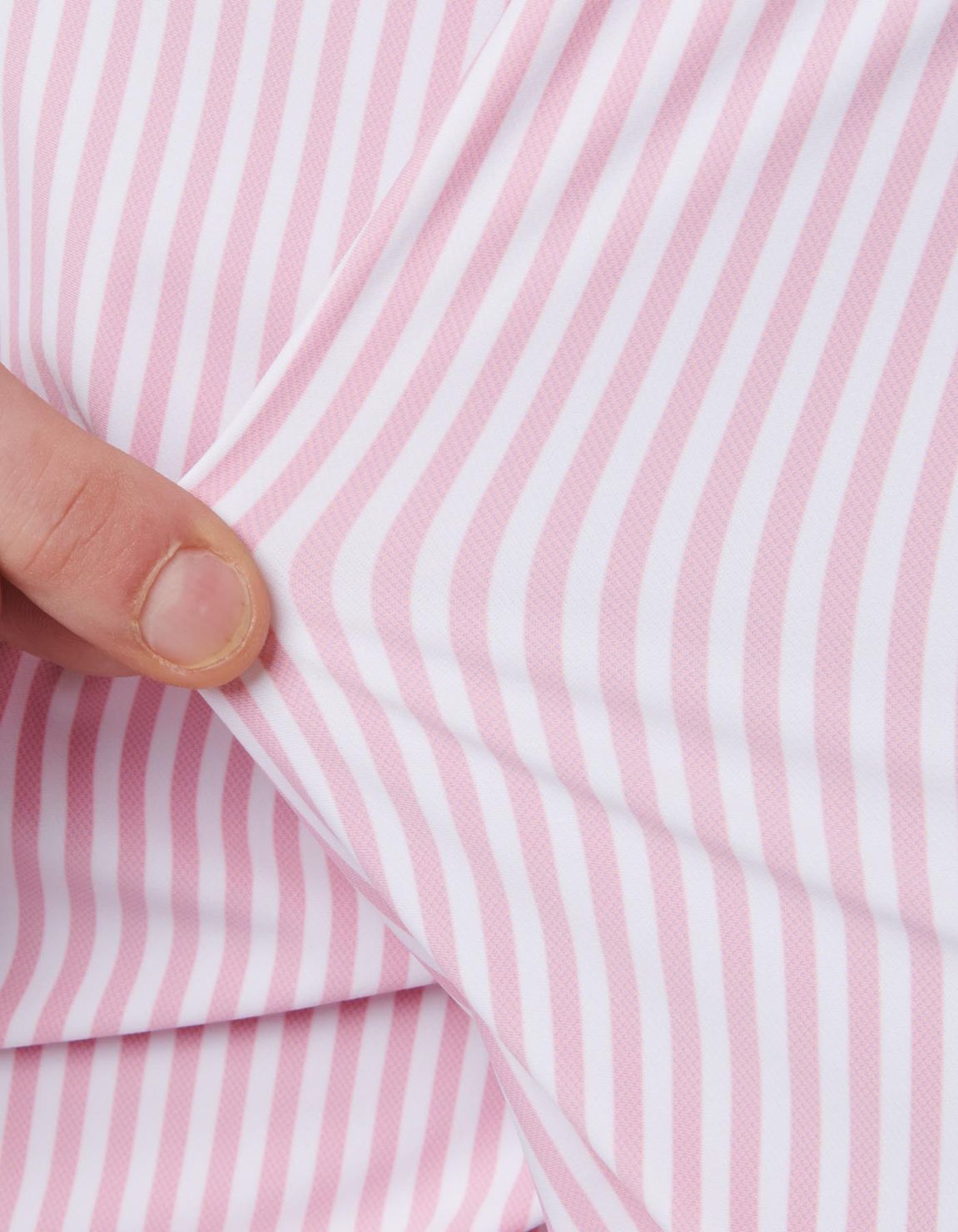 Pink Twill Stripe Shirt Collar small cutaway Tailor Custom Fit 4