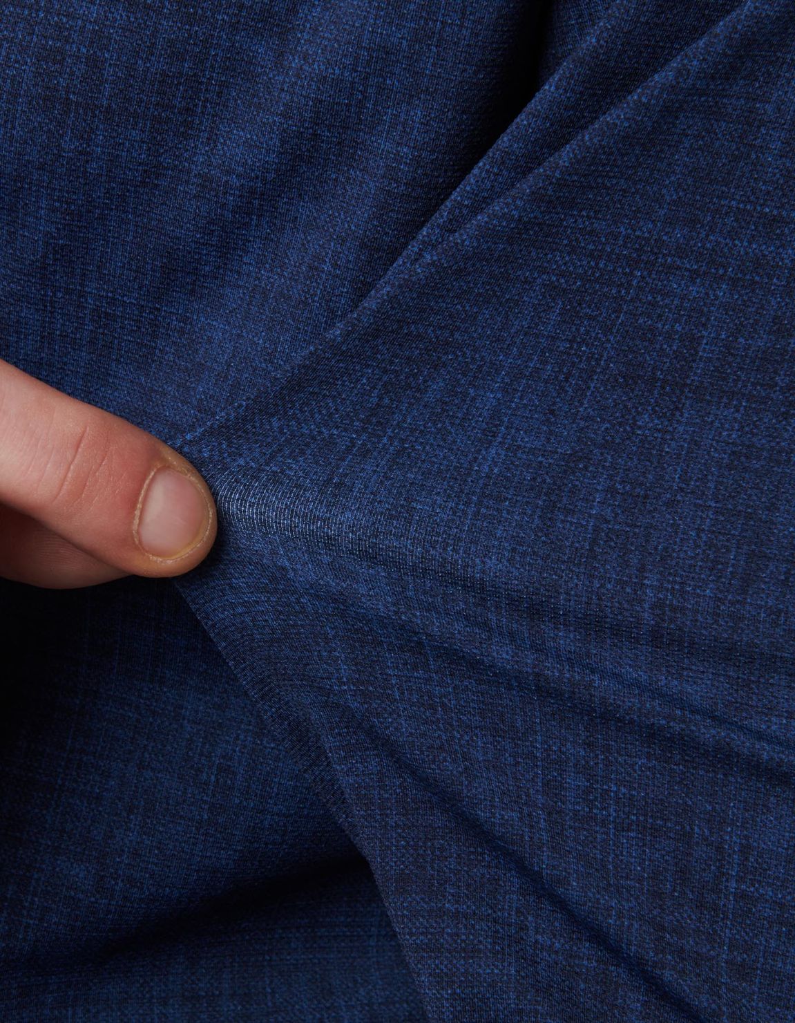 Dark Blue Textured Pattern Shirt Collar small cutaway Tailor Custom Fit 4
