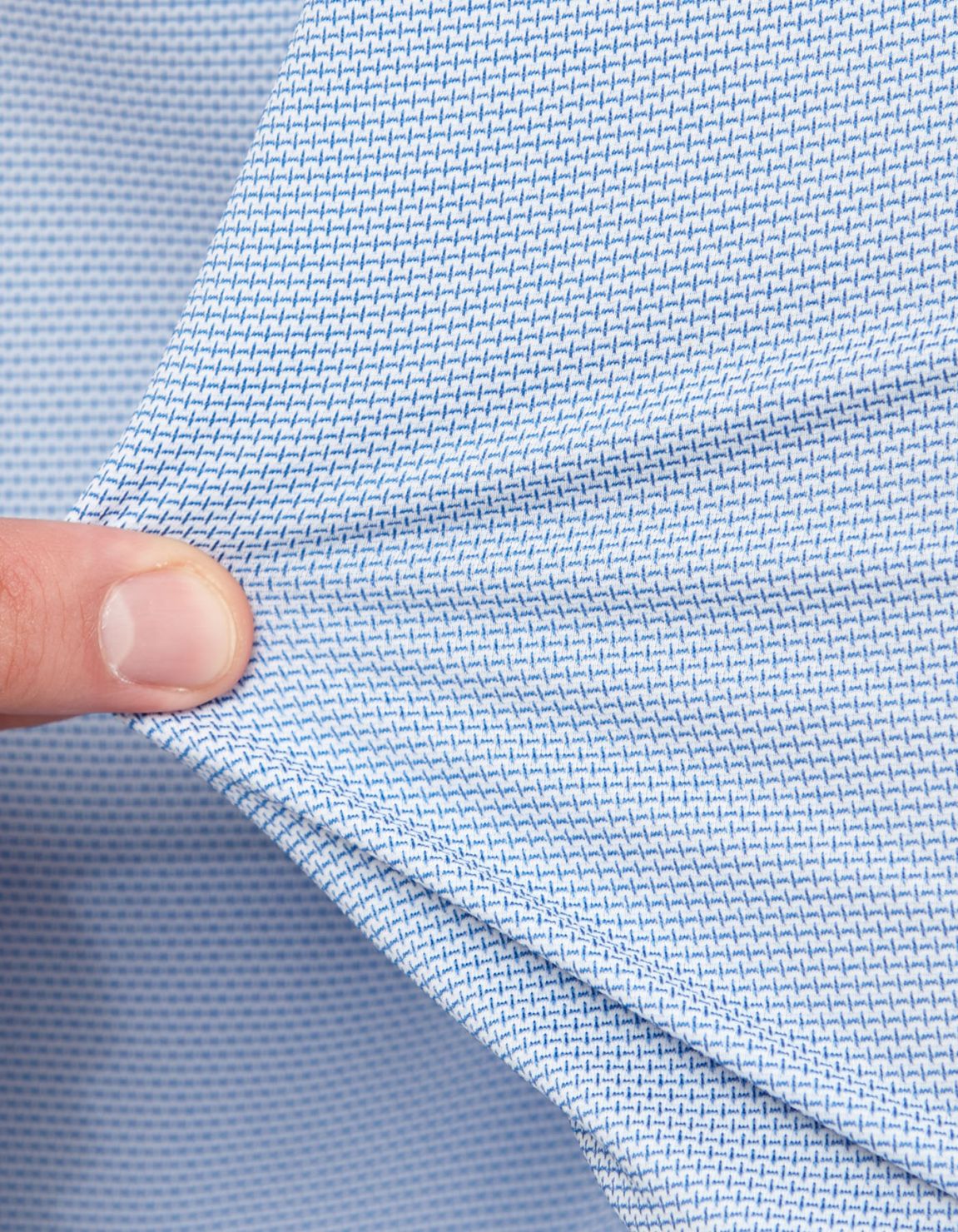 Light Blue Textured Pattern Shirt Collar small cutaway Slim Fit 4