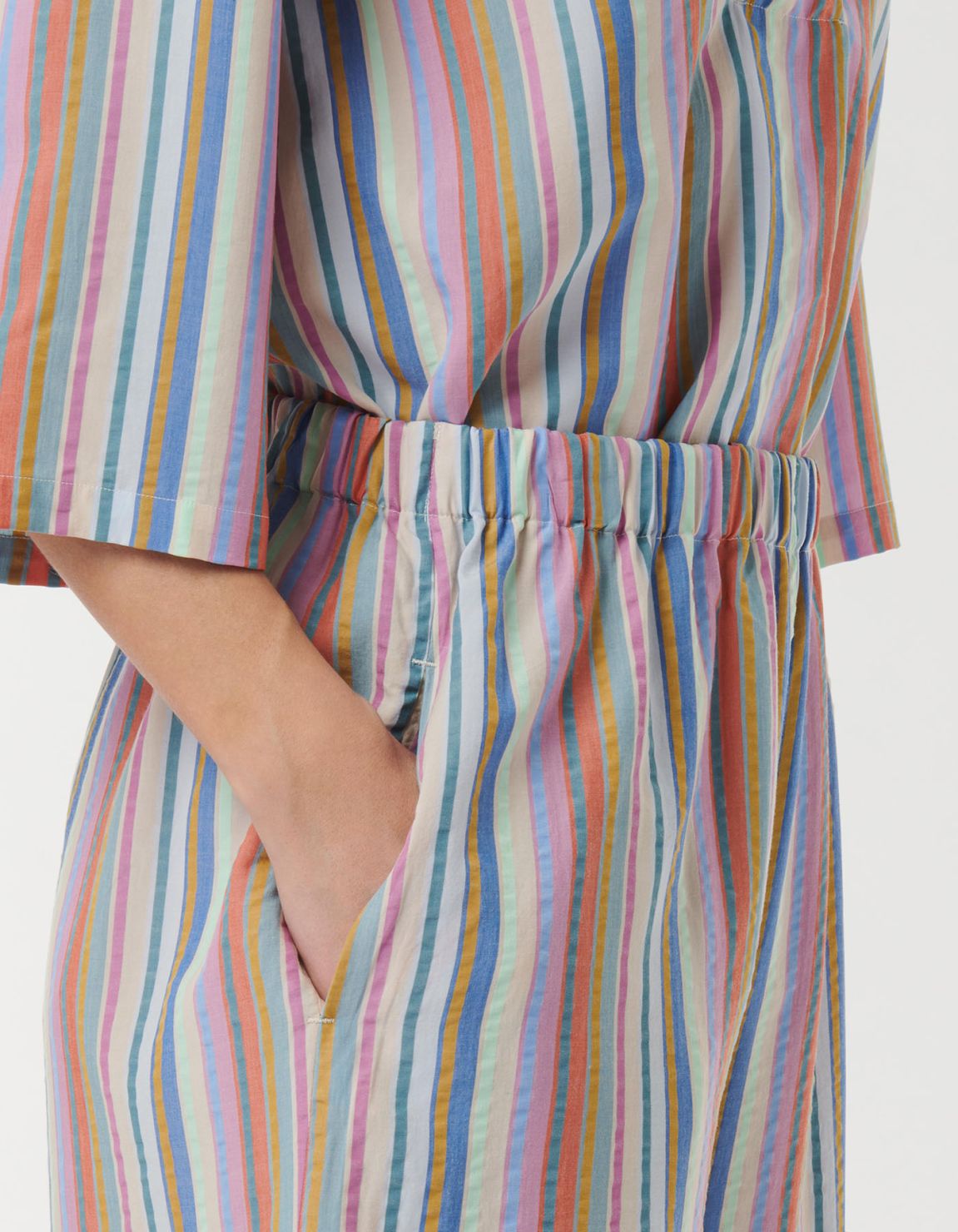 Pants Multicolour Tencel Stripe One Size 4