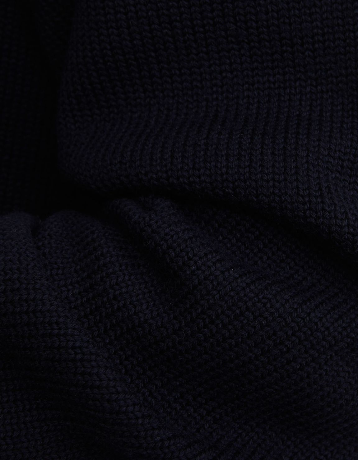 Maglia Blu navy Filato lana merino finezza 5 Regular Fit 2