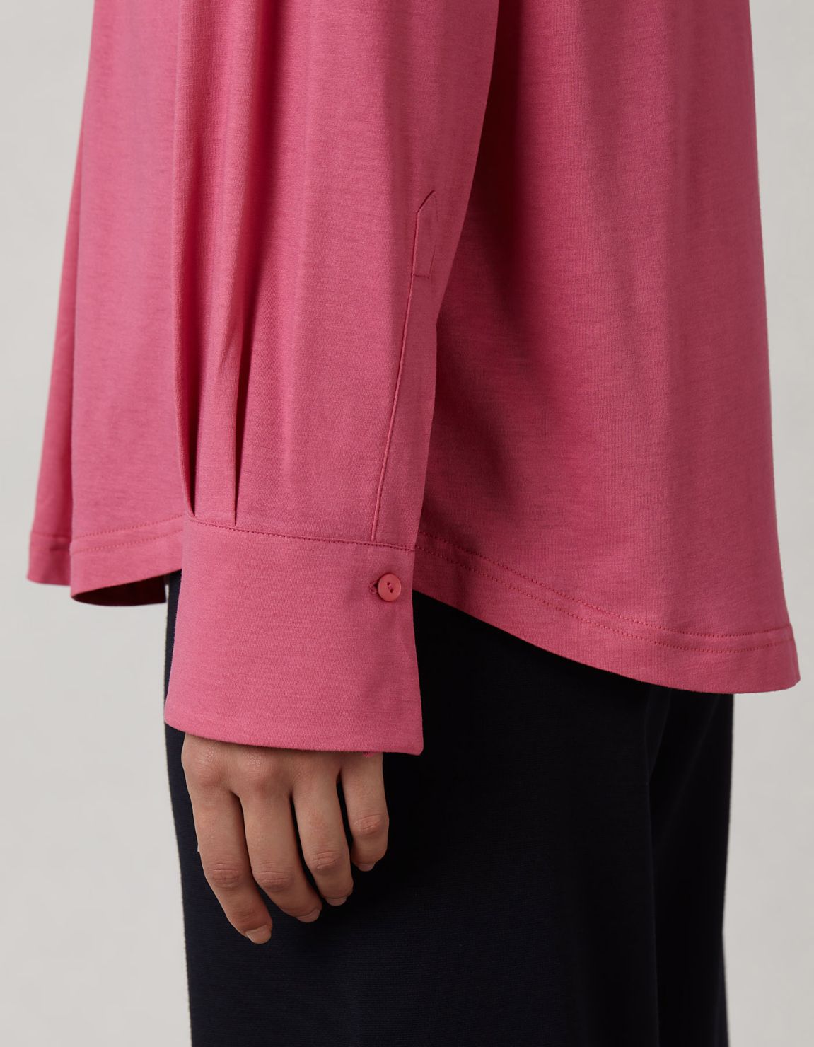 Blusa Rosa scuro Jersey Tinta Unita Unica 4