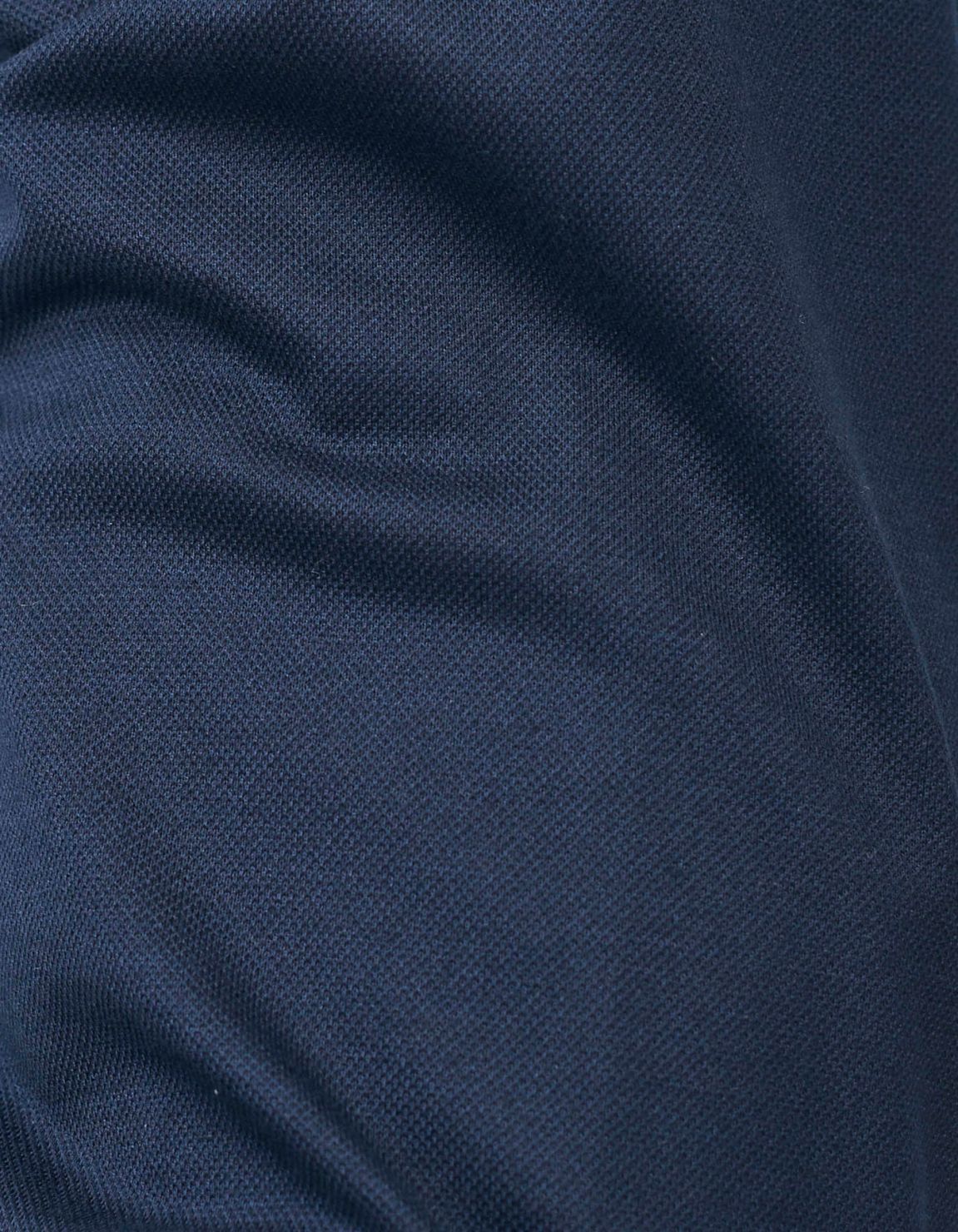 Camicia Collo francese Tinta Unita Piquet Blu navy Tailor Custom Fit 2