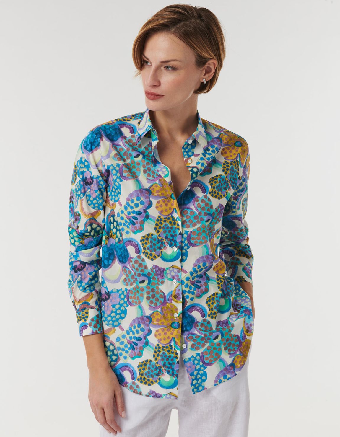Shirt Multicolour Cotton Pattern Regular Fit 3