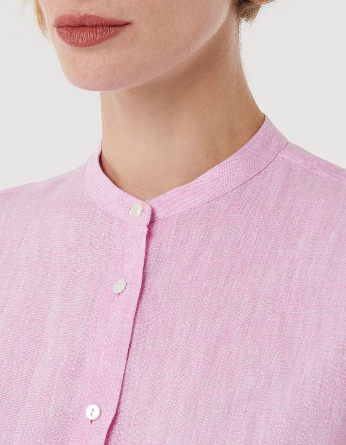 Shirt Chewingum Linen Solid colour Regular Fit 2