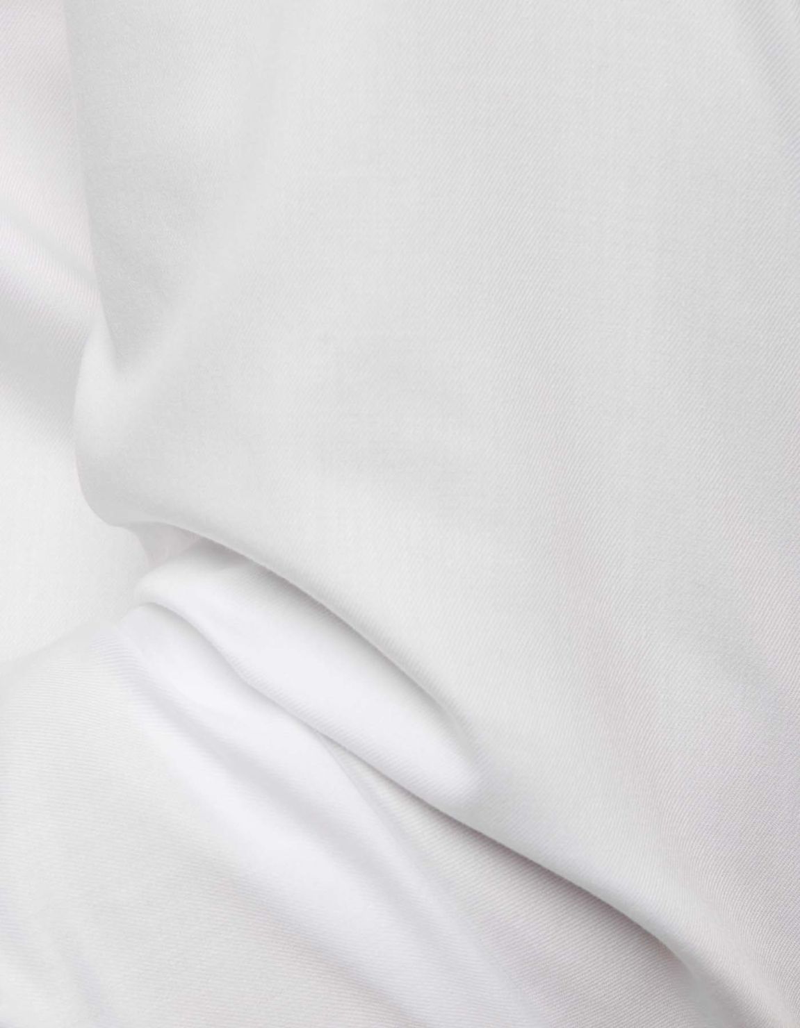Camisa Cuello italiano Liso Sarga Blanco Tailor Custom Fit 2