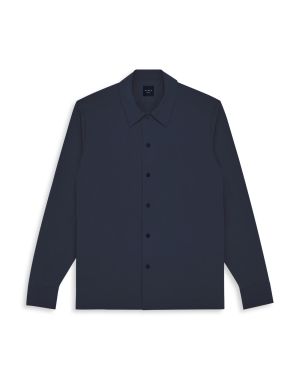 Dark Grey Textured Solid colour Shirt Collar spread Over