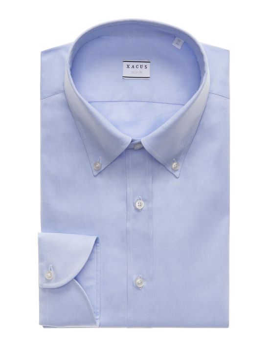 Shirt Collar button down Light Blue Pin point Tailor Custom Fit
