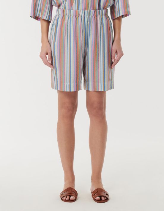 Pants Multicolour Tencel Stripe One Size hover