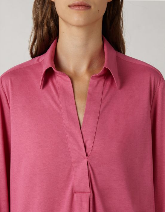 Blusa Rosa oscuro Punto Liso One Size hover
